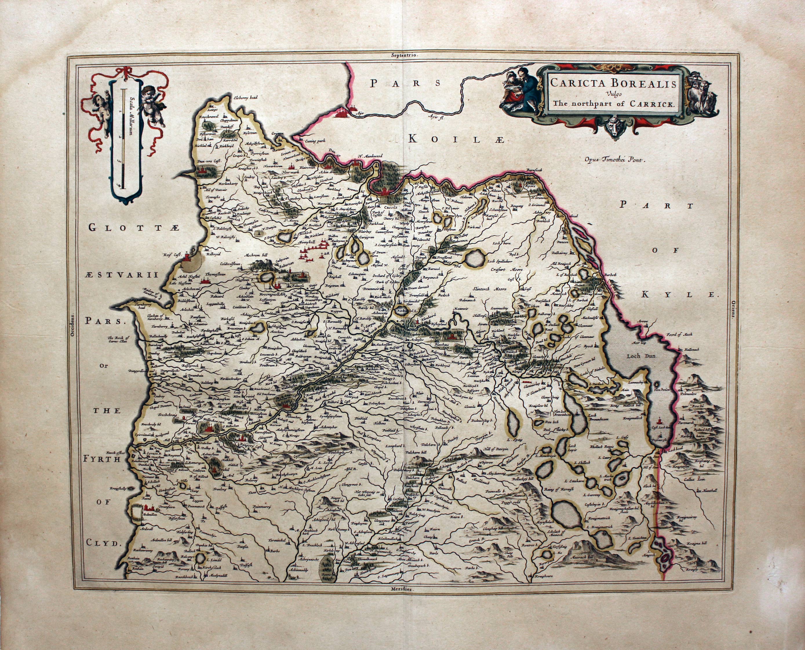 North Carrick by Joan Blaeu  North Carrick by Joan Blaeu