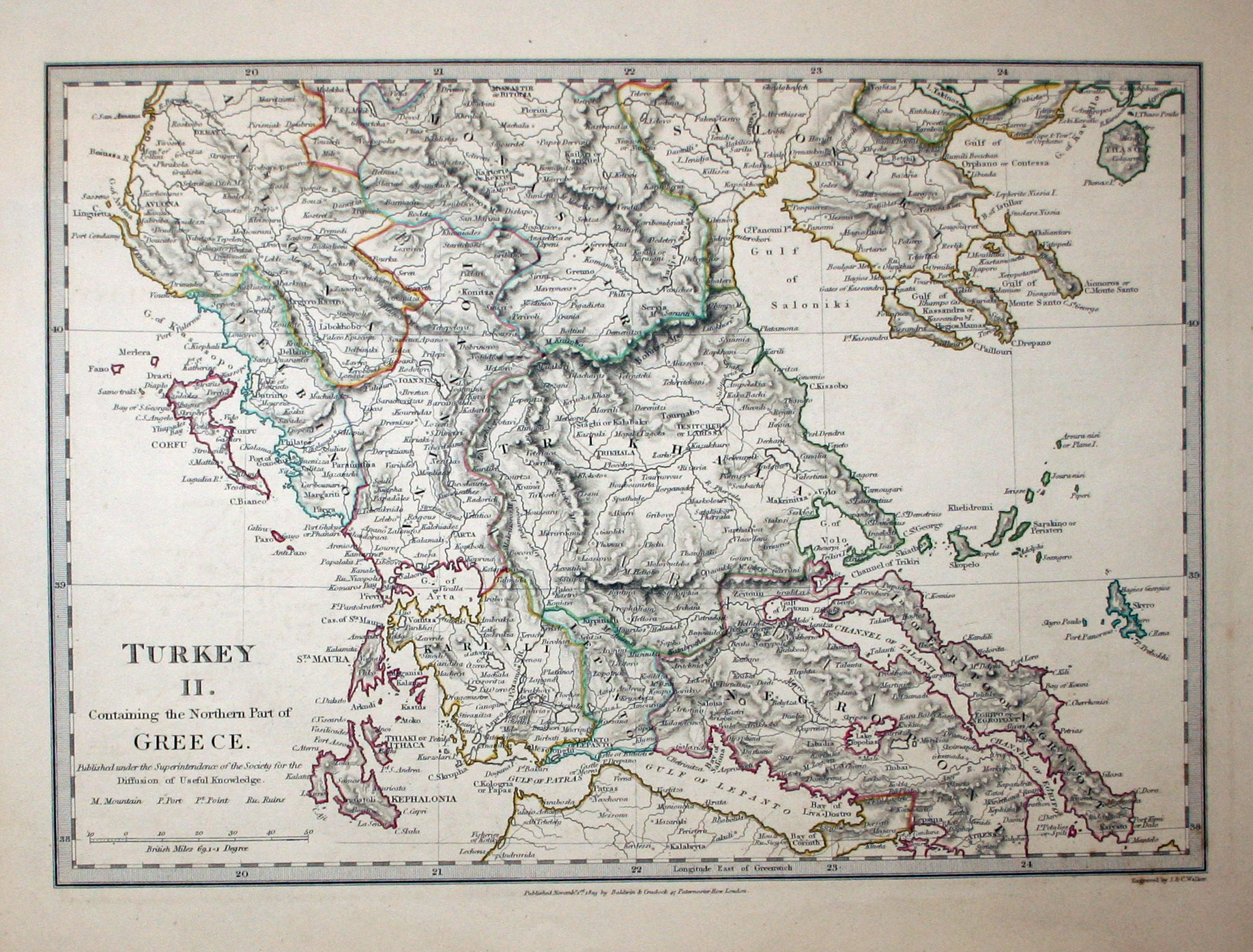 Turkey II Containing the Northern Part of Greece SDUK