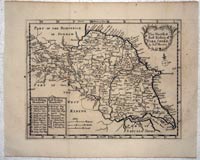 North and East Riding of Yorkshire by Richard Blom, c.1720