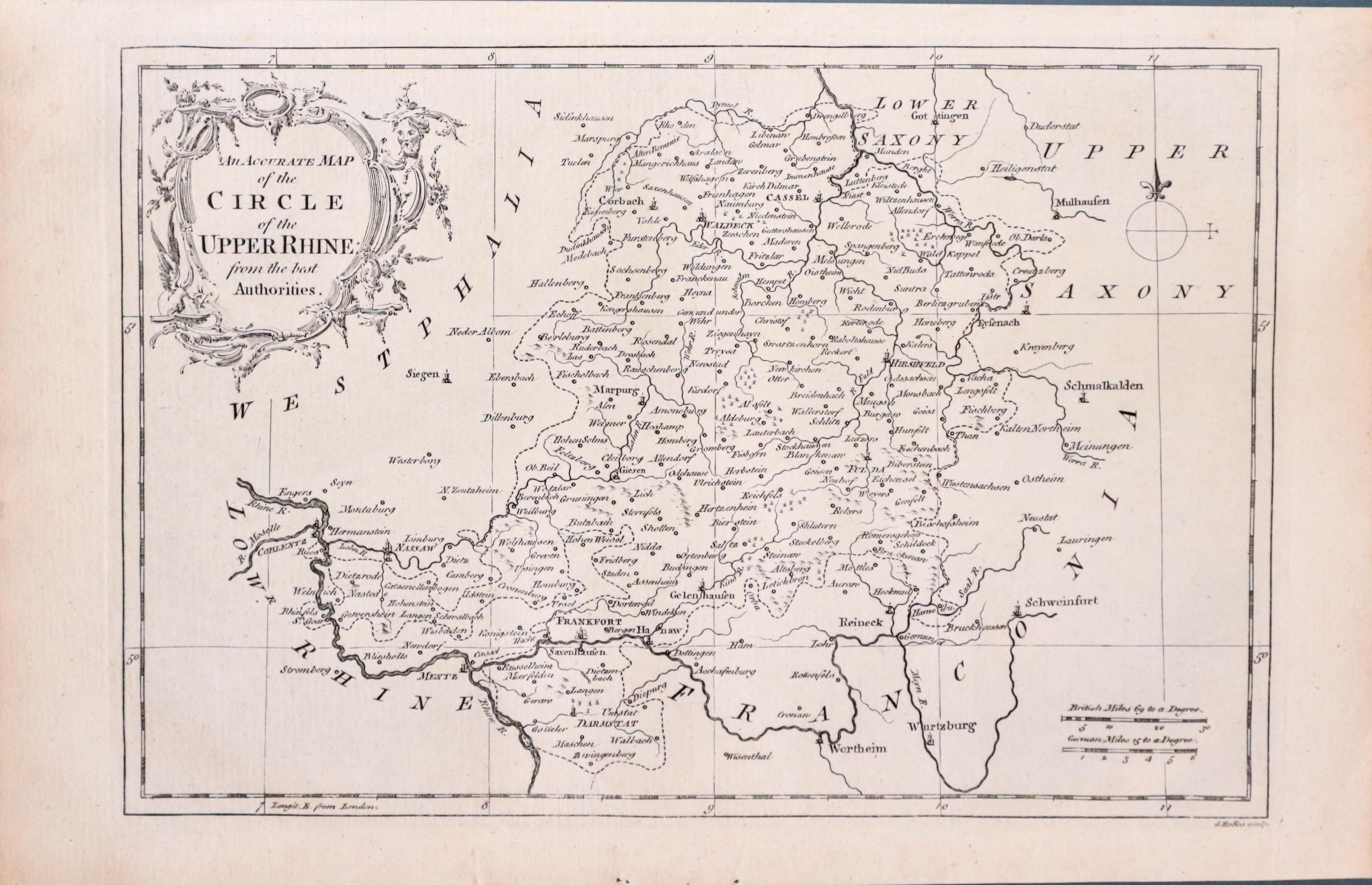 Map of the Circle of the Upper Rhine 