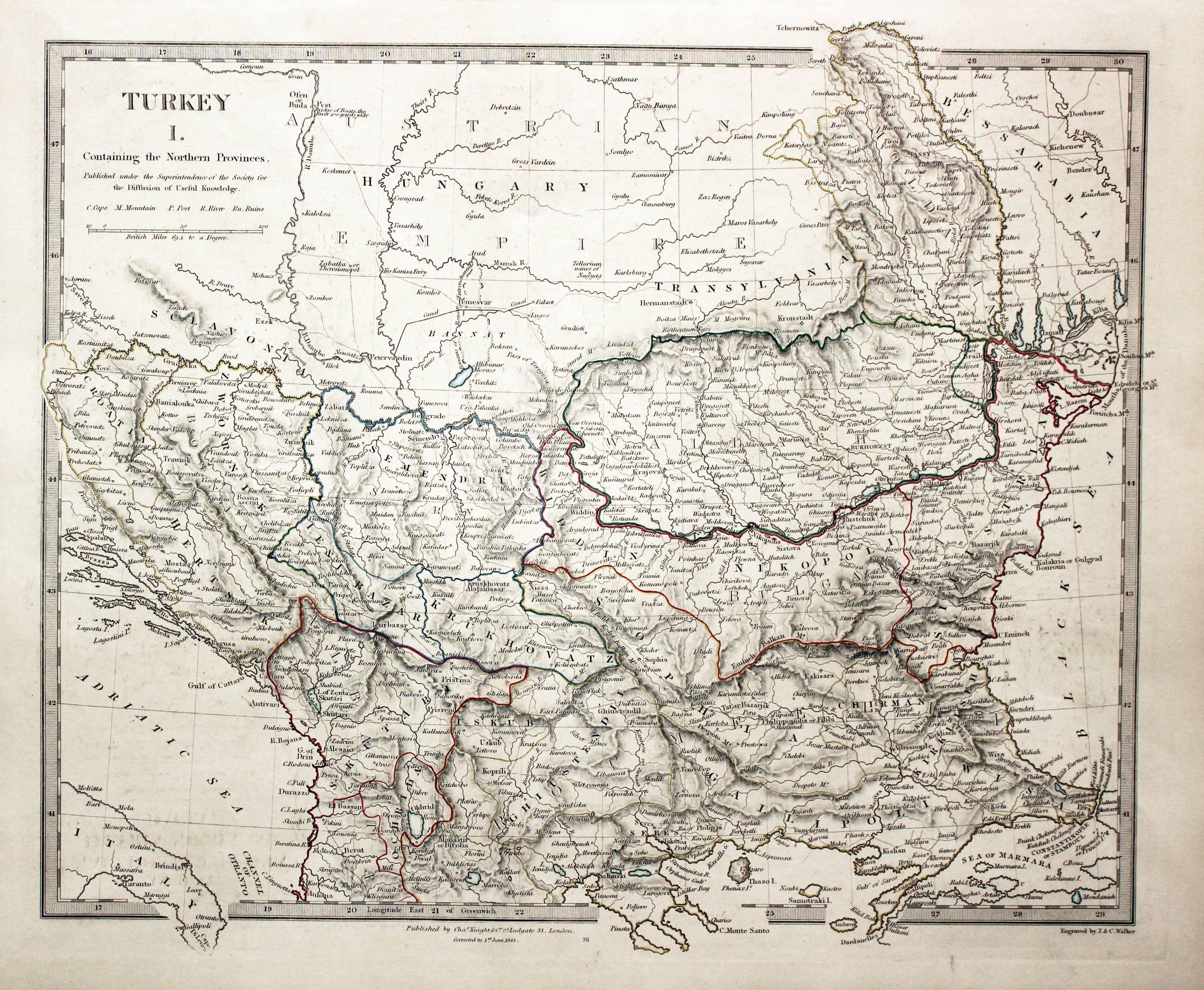 Turkey I Containing the Northern Provinces. North to Constantinople