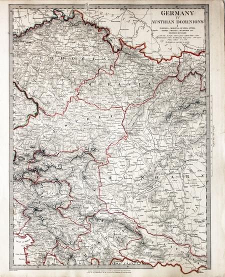 Germany IV Austrian Dominions, I, Bohemia to Slavonia SDUK 1832