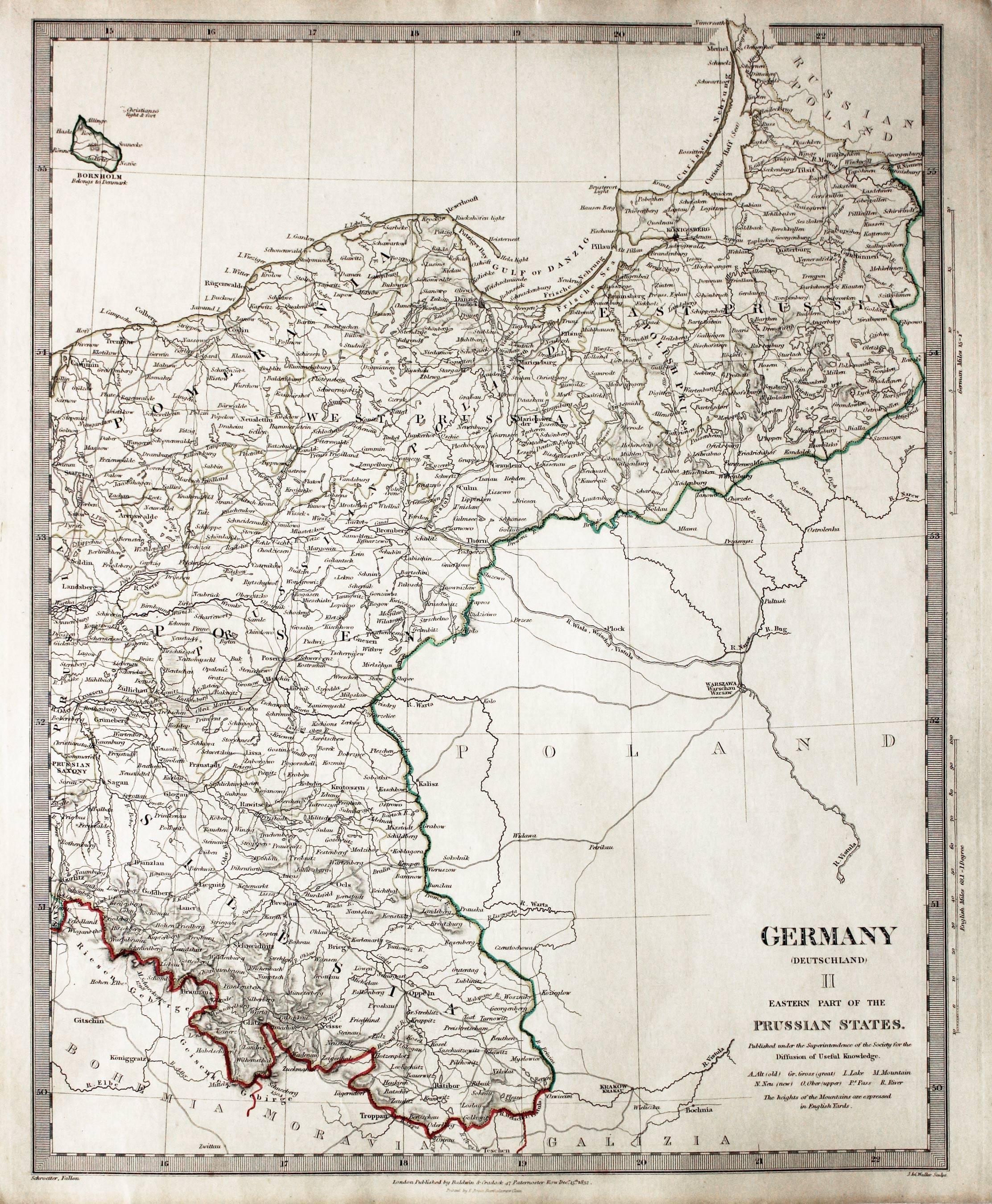 Germany II Eastern Part of the Prussian States SDUK 1845 