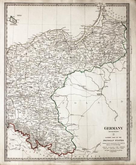 Germany II Eastern Part of the Prussian States SDUK 1845 