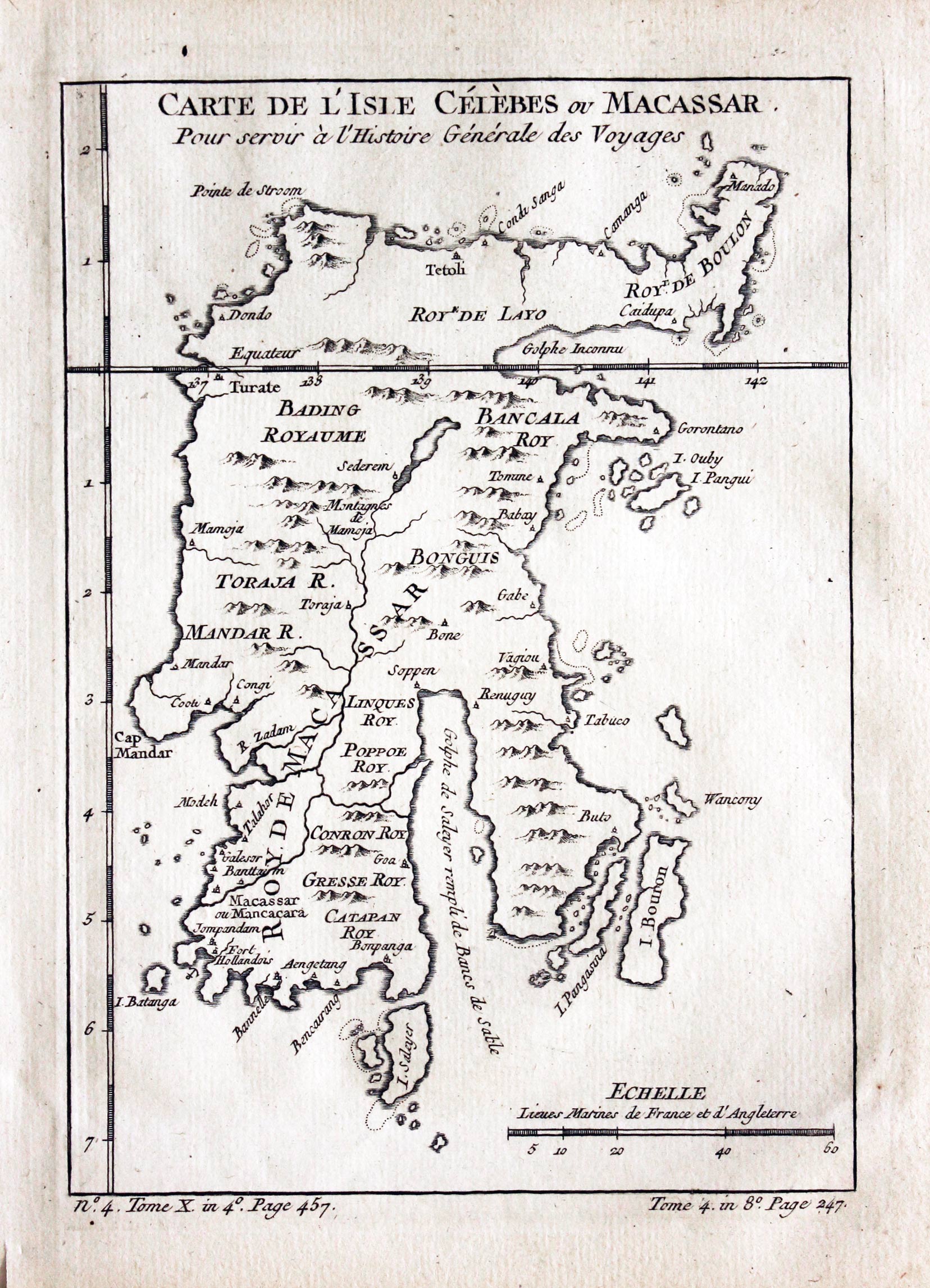 Sulawesi, Jacques Nicolas Bellin, c.1760