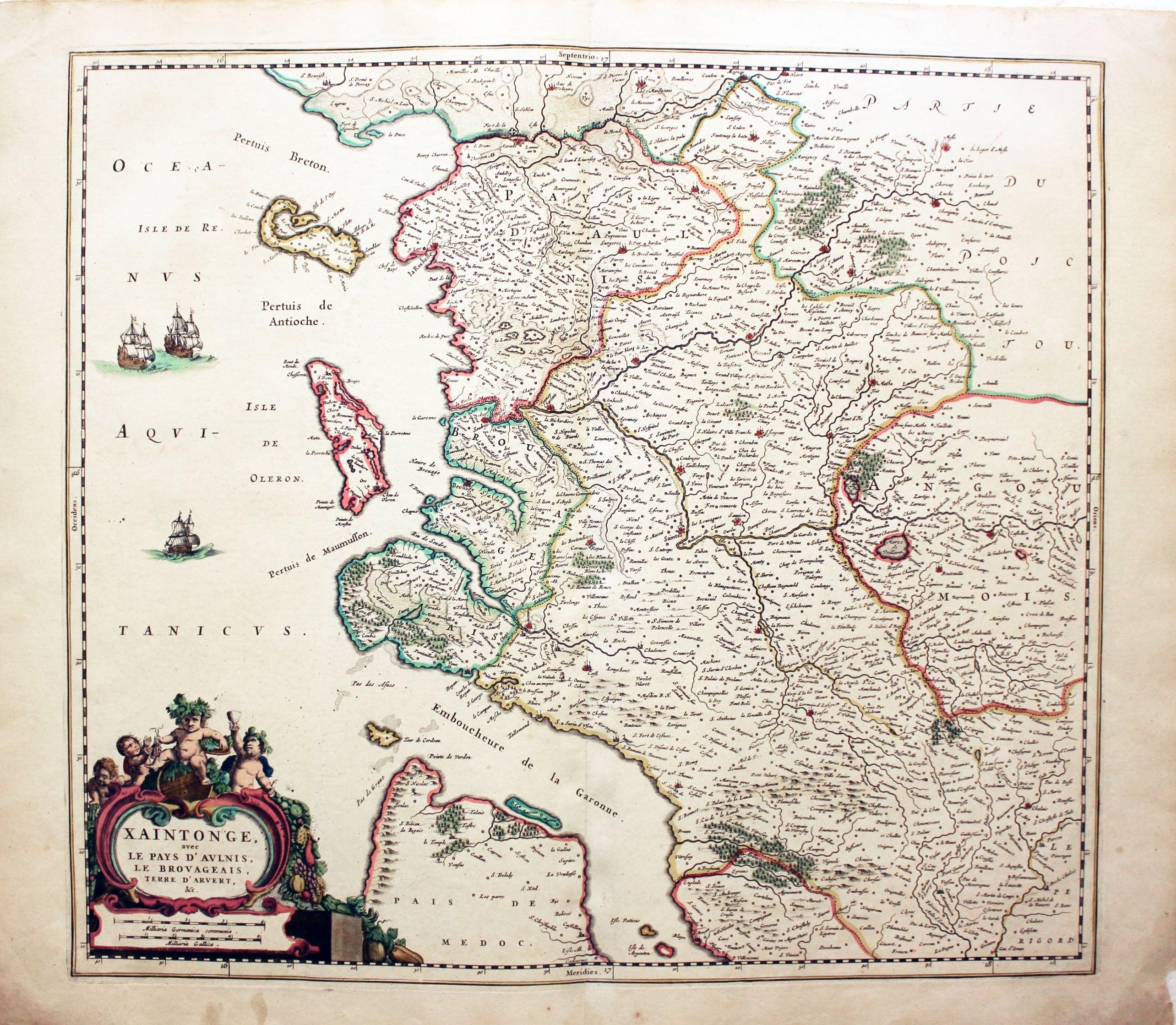 Saintonge, Frederick de Wit, c.1700  Saintonge, Frederick de Wit, c.1700