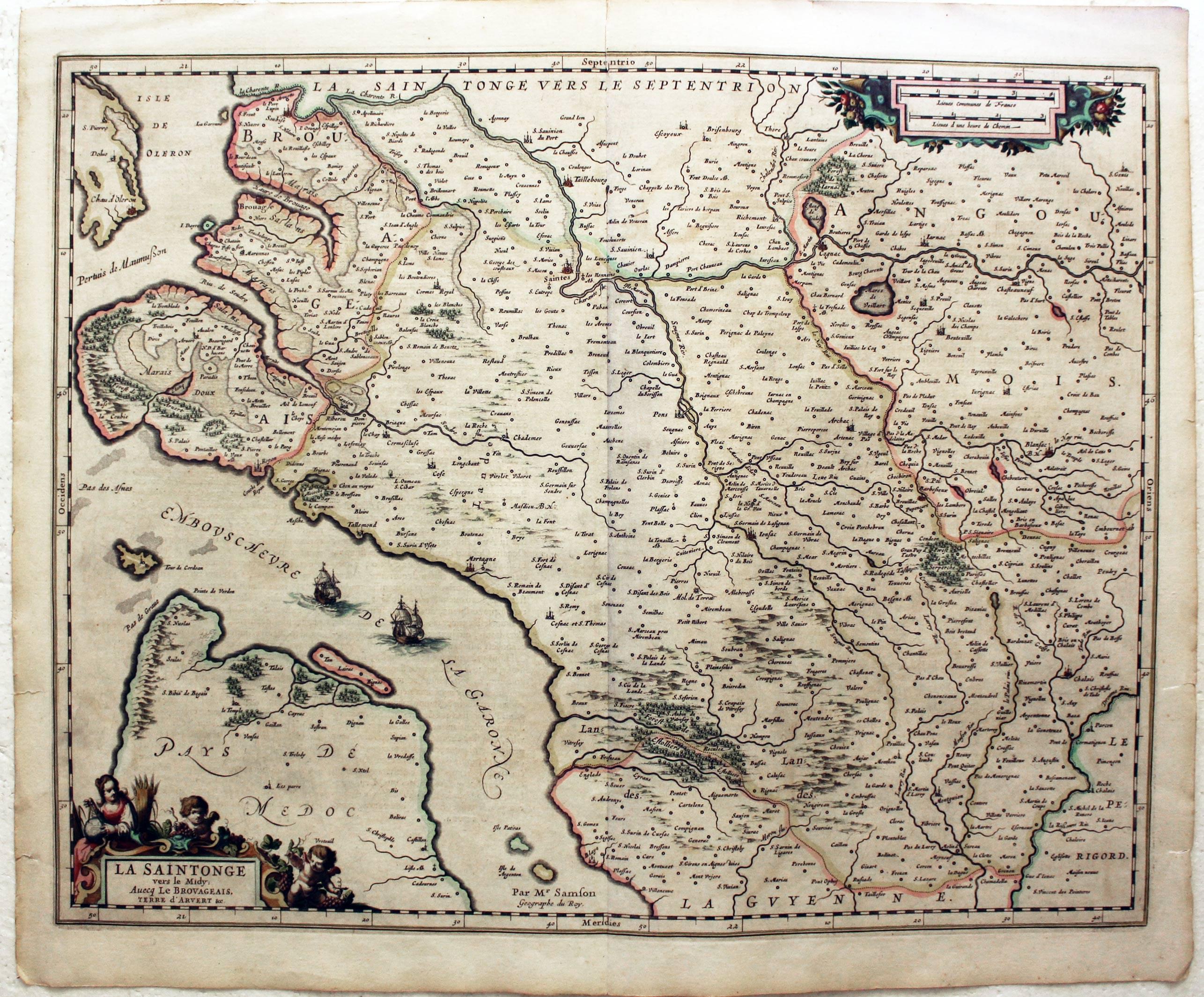 Saintonge, Jan Jansson, c.1649  Saintonge, Jan Jansson, c.1649