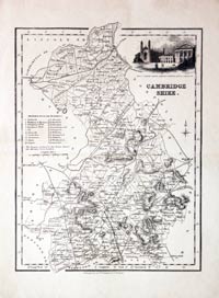 Map of Cambridgeshire by Archibald Fullarton