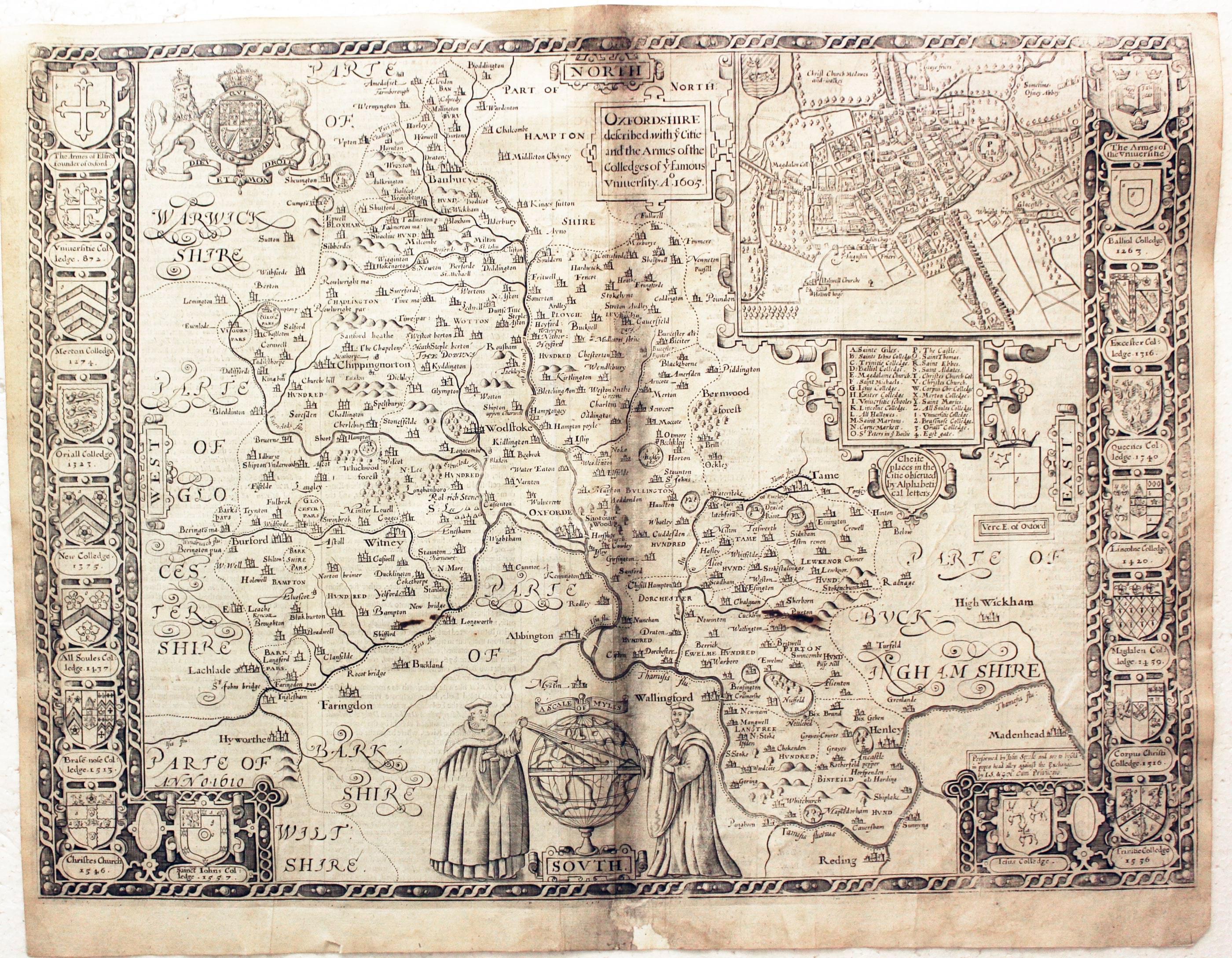 Oxfordshire, John Speed, 1646