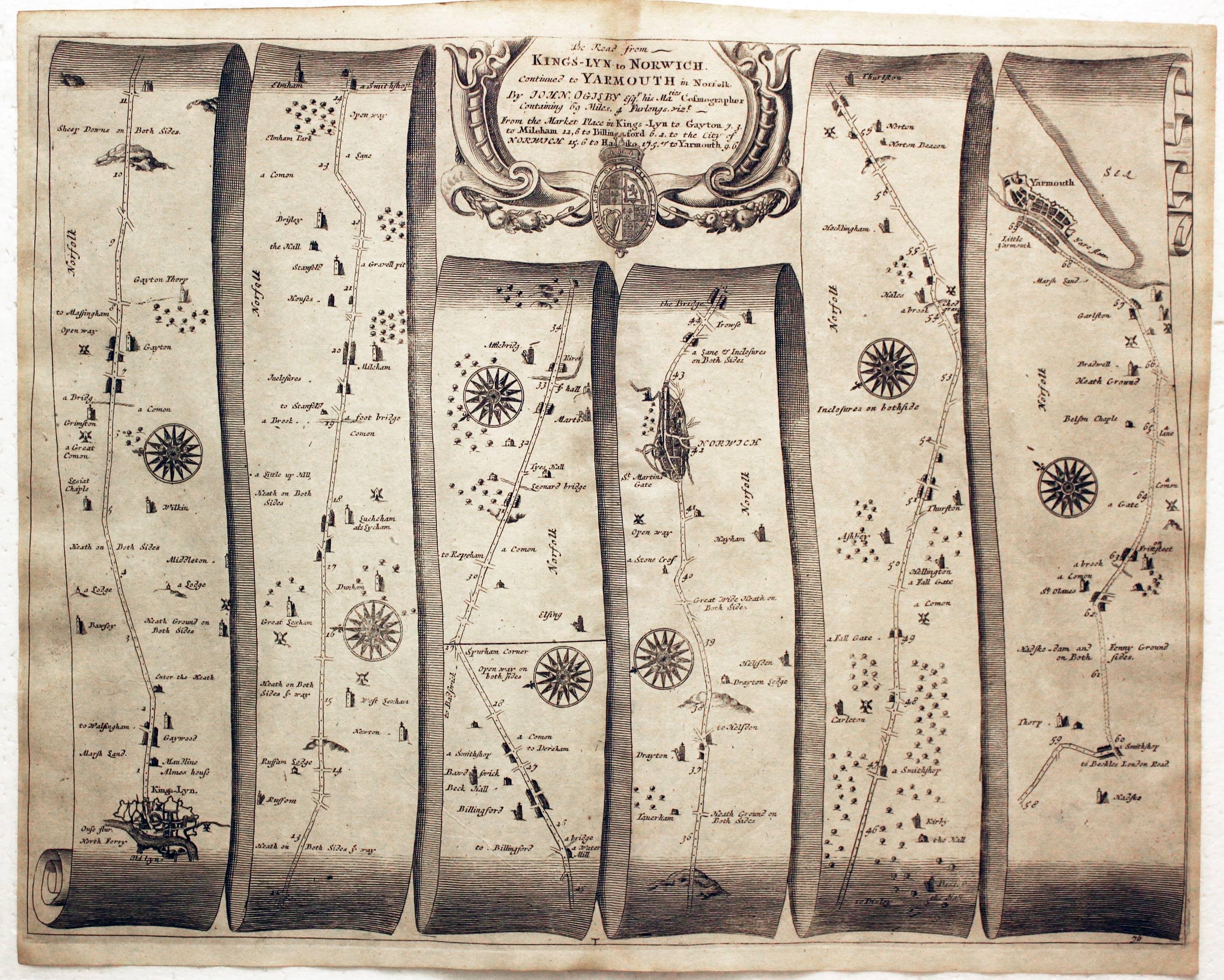 King's Lynn, Gayton, Billingford, Norwich, Yarmouth John Oglby