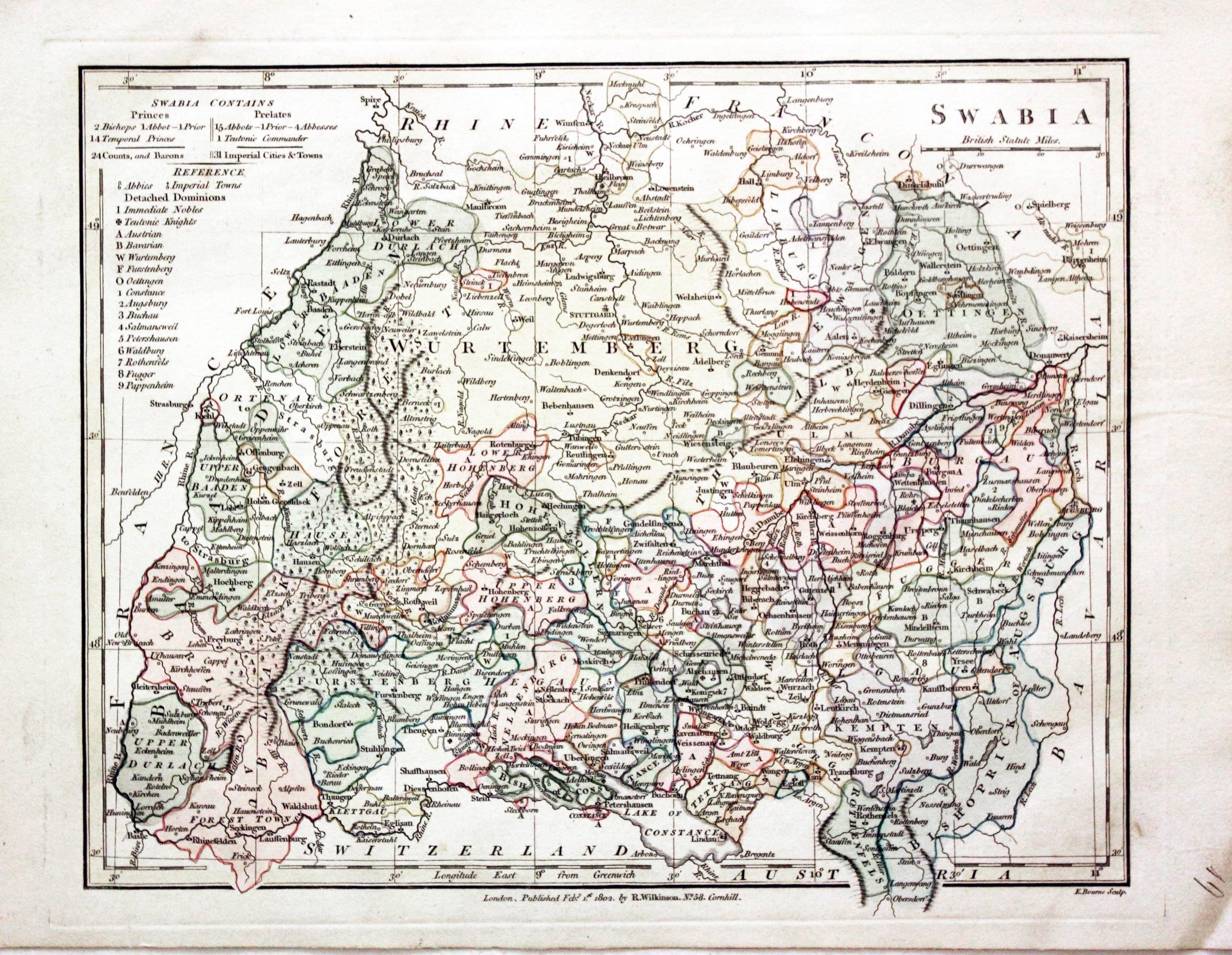 Swabia, Robert Wilkinson 1784  Swabia, Robert Wilkinson 1784