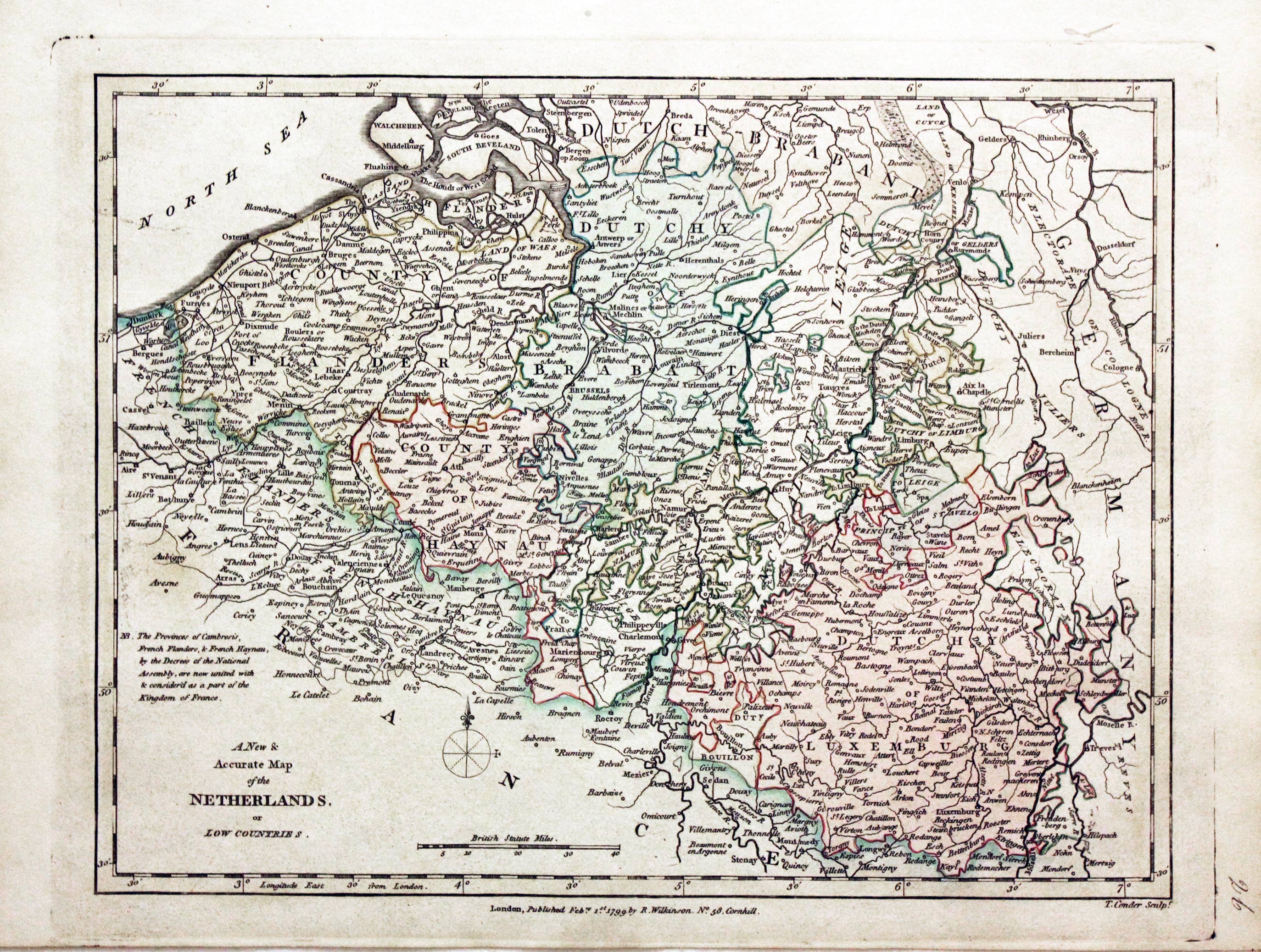 Netherlands, Robert Wilkinson, 1799  Netherlands, Robert Wilkinson, 1799