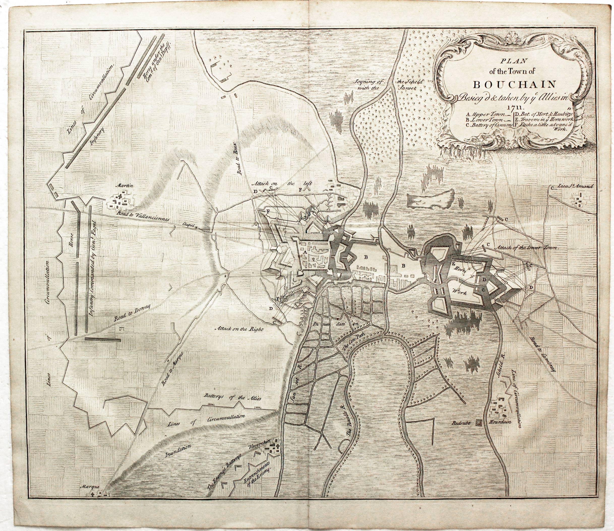 Siege of Bouchain, Claude du Bosc, c.1740