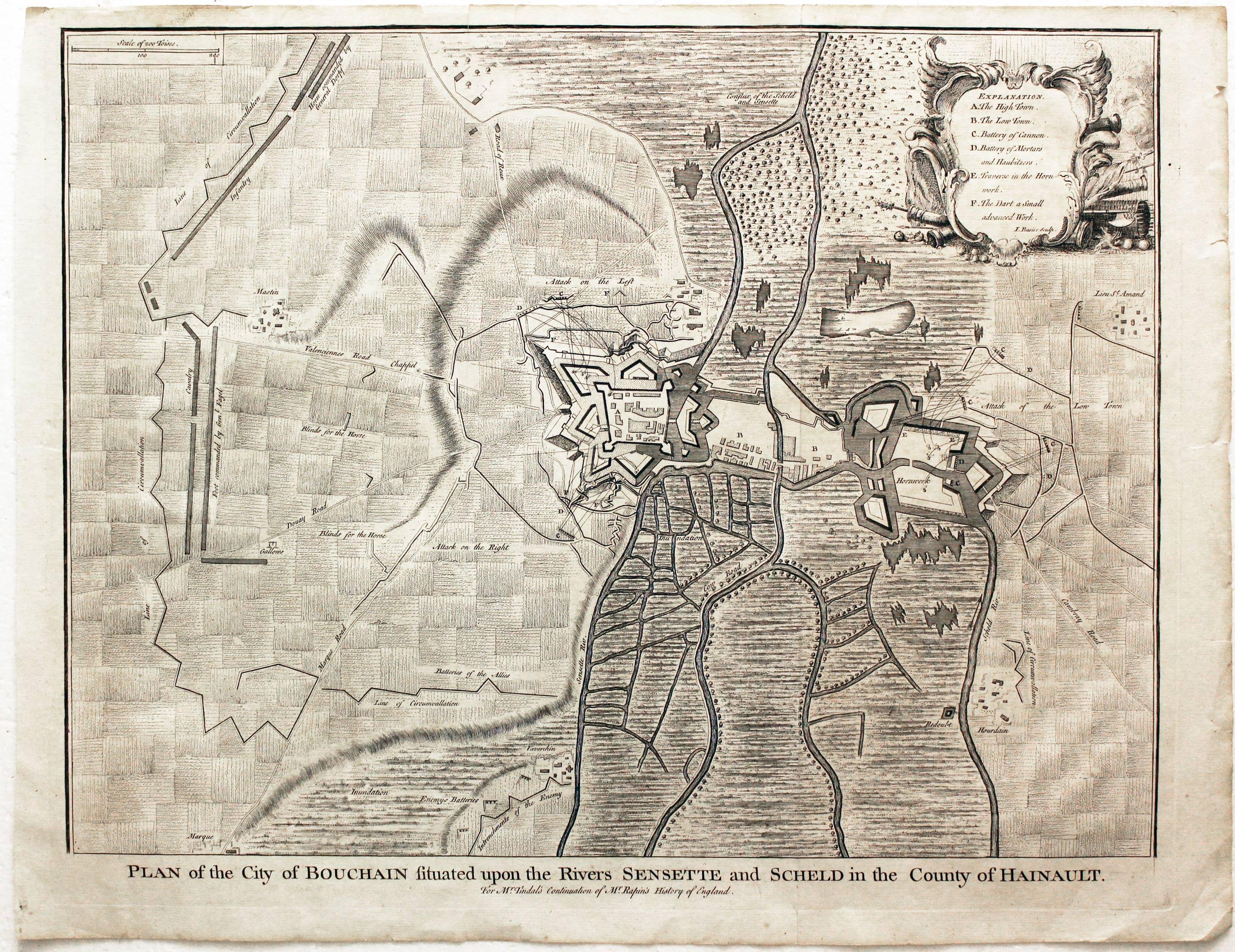 Bouchain, Paul de Rapin-Thoyras, c.1745  Bouchain, Paul de Rapin-Thoyras, c.1745