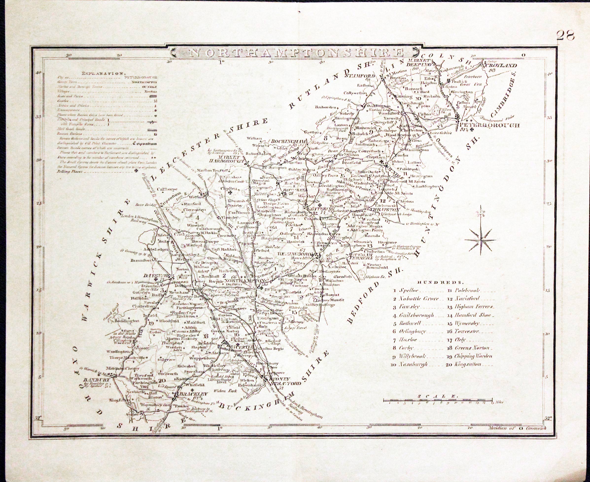 Northamptonshire, J. Cole and G. Roper, c.1842  Northamptonshire, J. Cole and G. Roper, c.1842