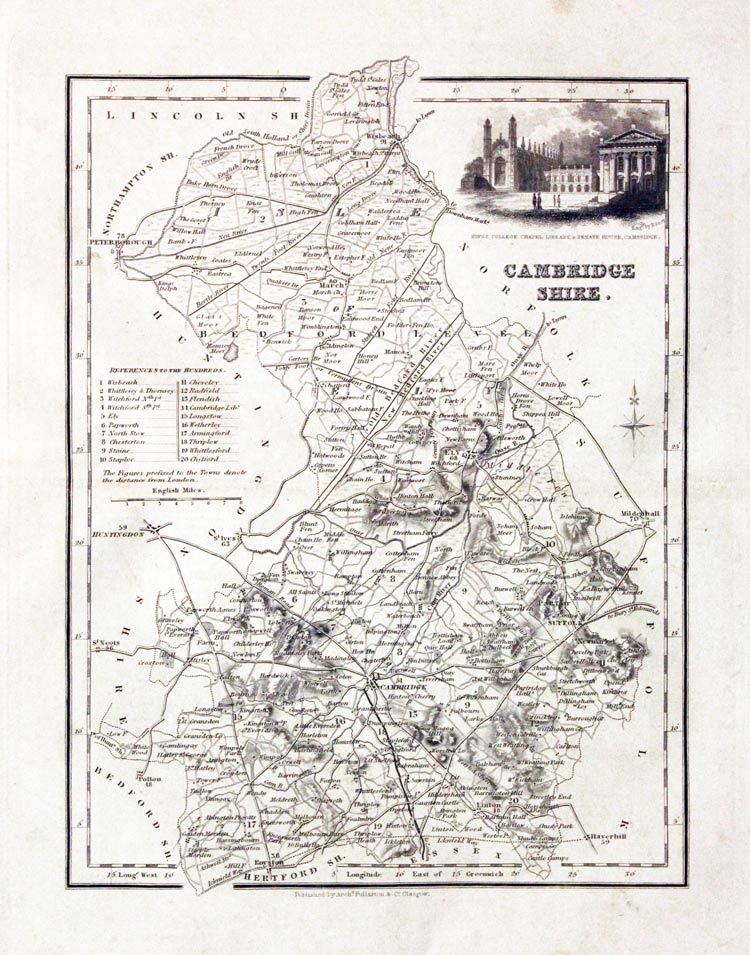 Cambridgeshire, Archibald Fullarton, c.1843