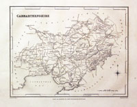 Carmarthenshire, Samuel Lewis, c.1840