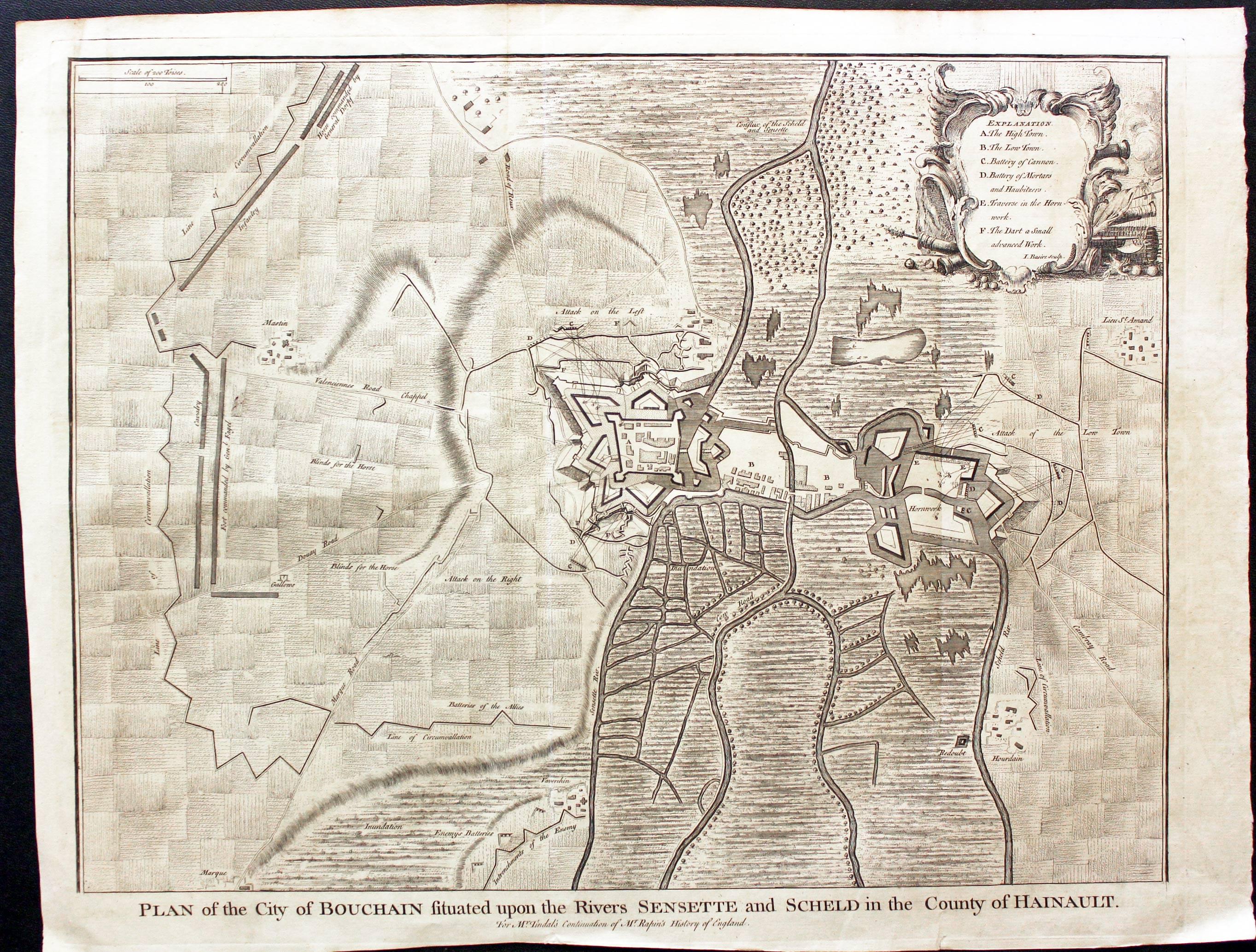 Bouchain, Paul de Rapin-Thoyras, c.1745  Bouchain, Paul de Rapin-Thoyras, c.1745