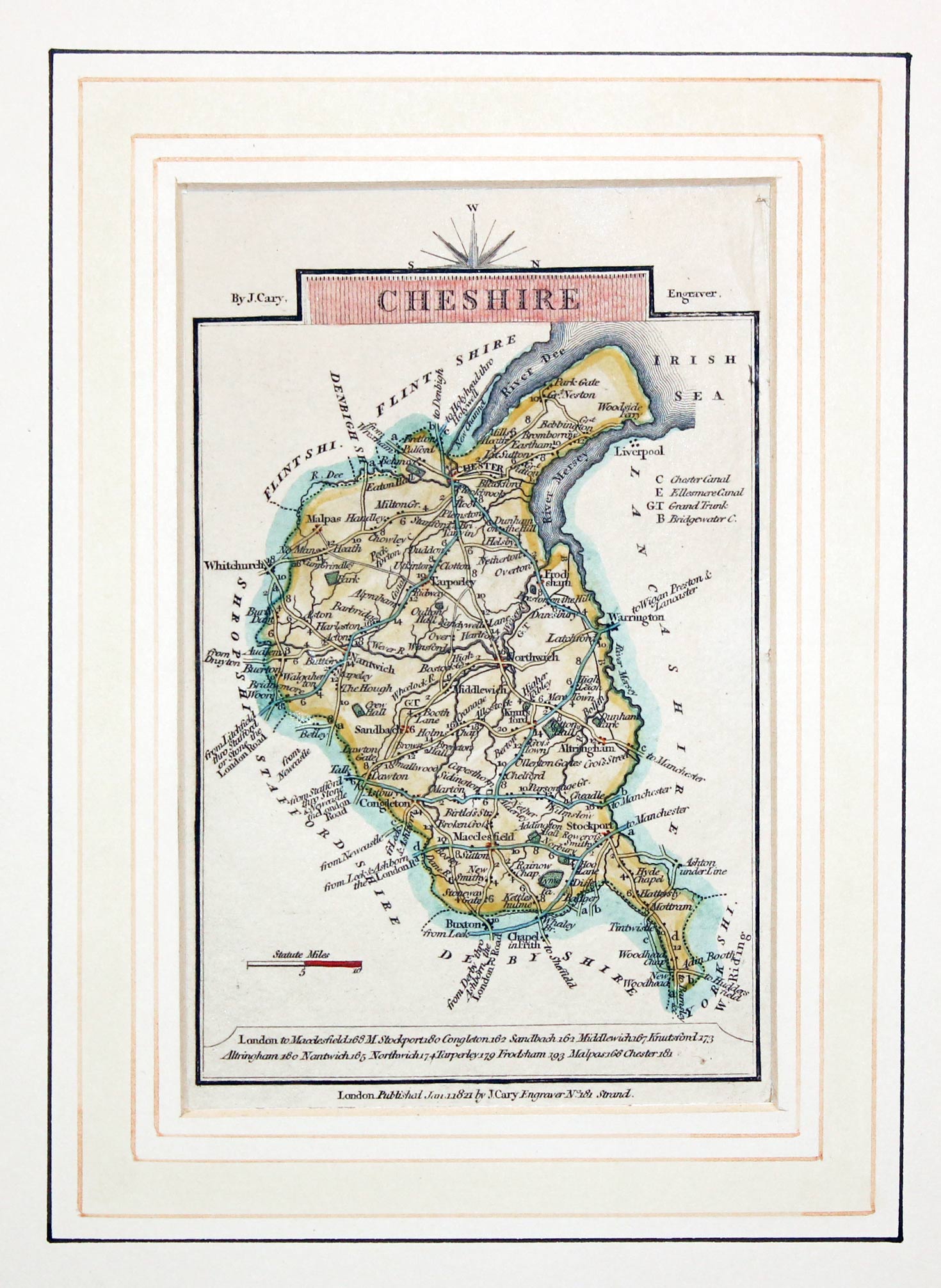 Cheshire, John Cary, 1821  Cheshire, John Cary, 1821