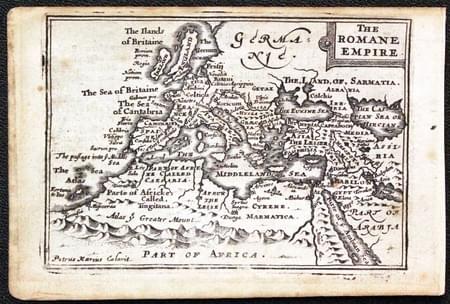 Map of the Roman Empire by Pieter van den Keere