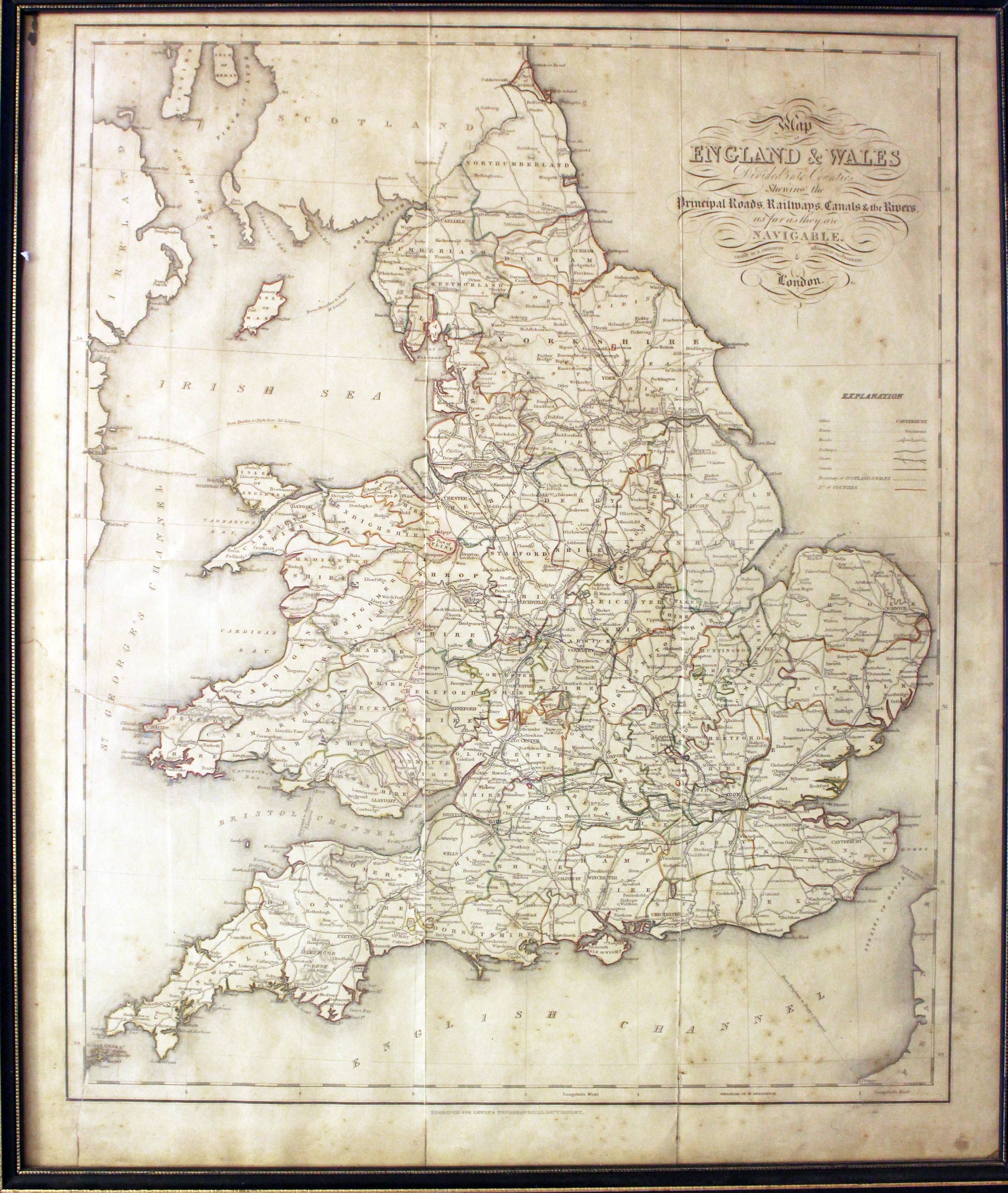 England and Wales, Samuel Lewis, c.1840