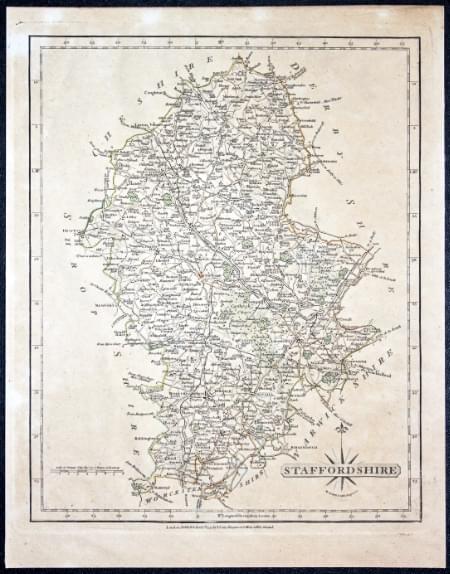 Staffordshire, John Cary, 1793