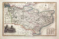 Map of Kent by James Pigot
