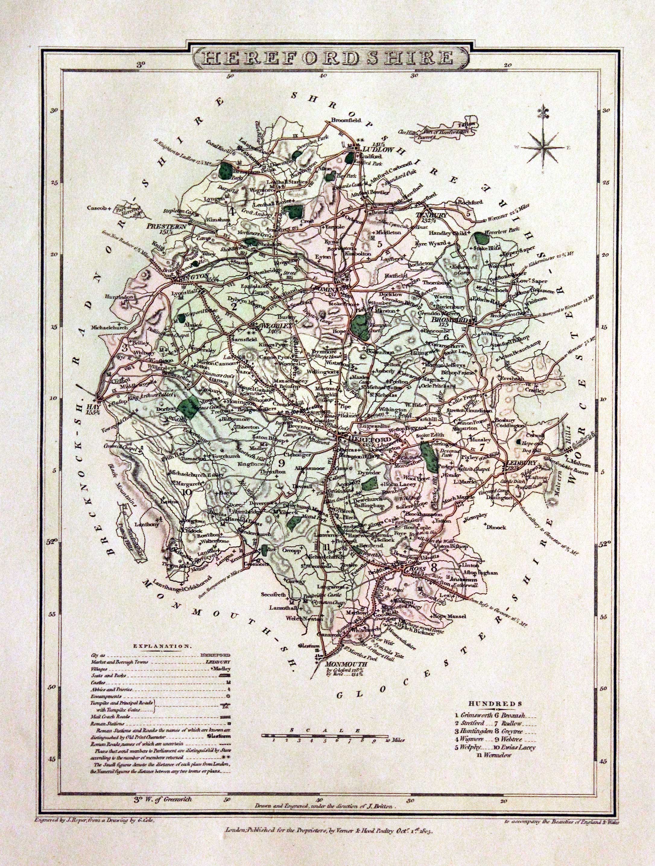 Herefordshire, George Cole and John Roper, 1810