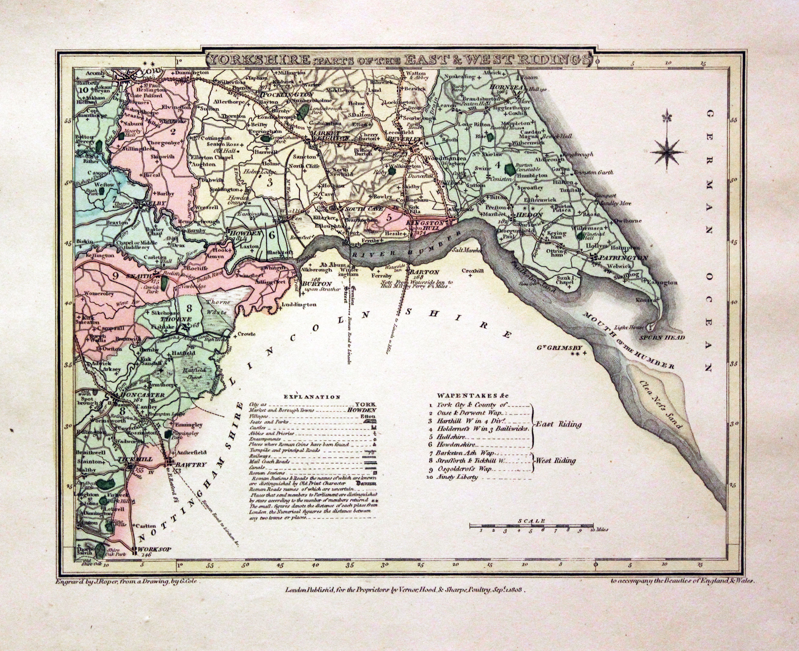 Part of East and West Ridings, George Cole and John Roper, 1810
