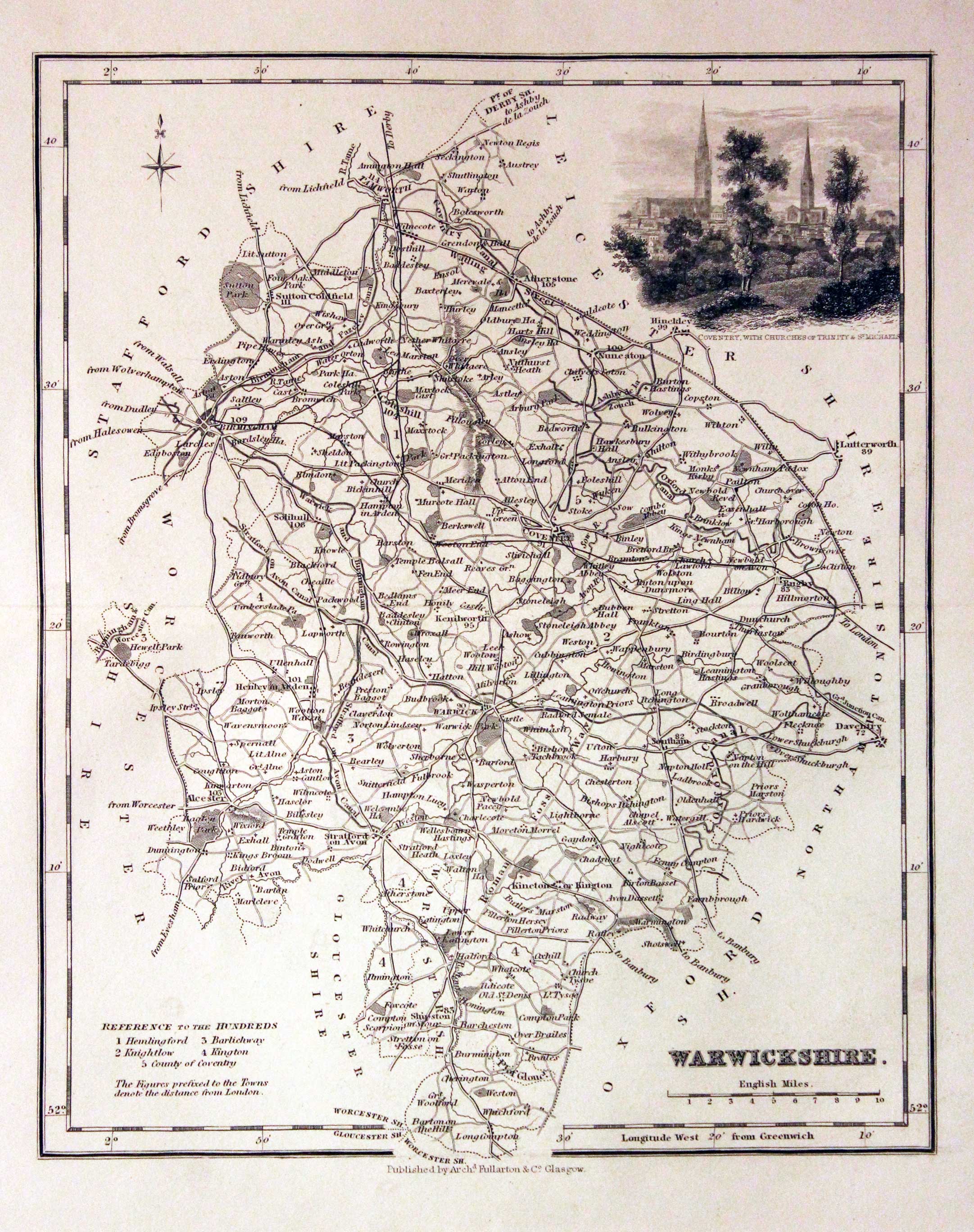 Warwickshire, Archibald Fullarton, c.1843  Warwickshire, Archibald Fullarton, c.1843