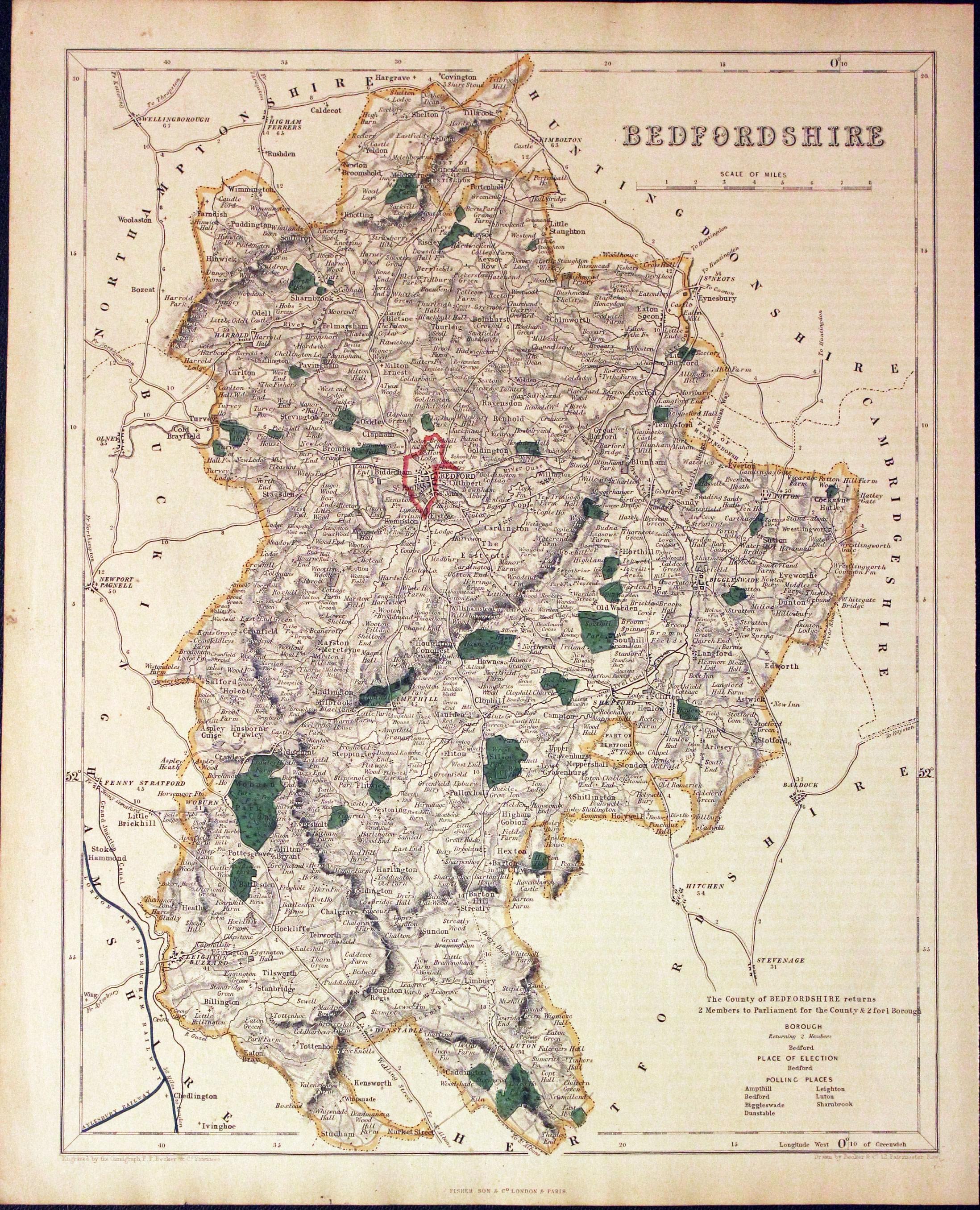 Bedfordshire, F. P. Becker, c.1842