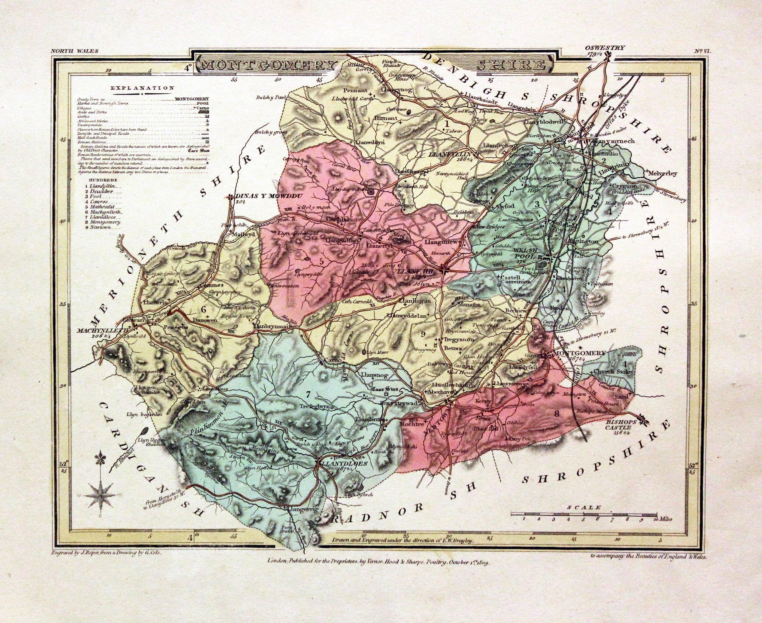 Montgomeryshire, John Cole and George Roper, 1810