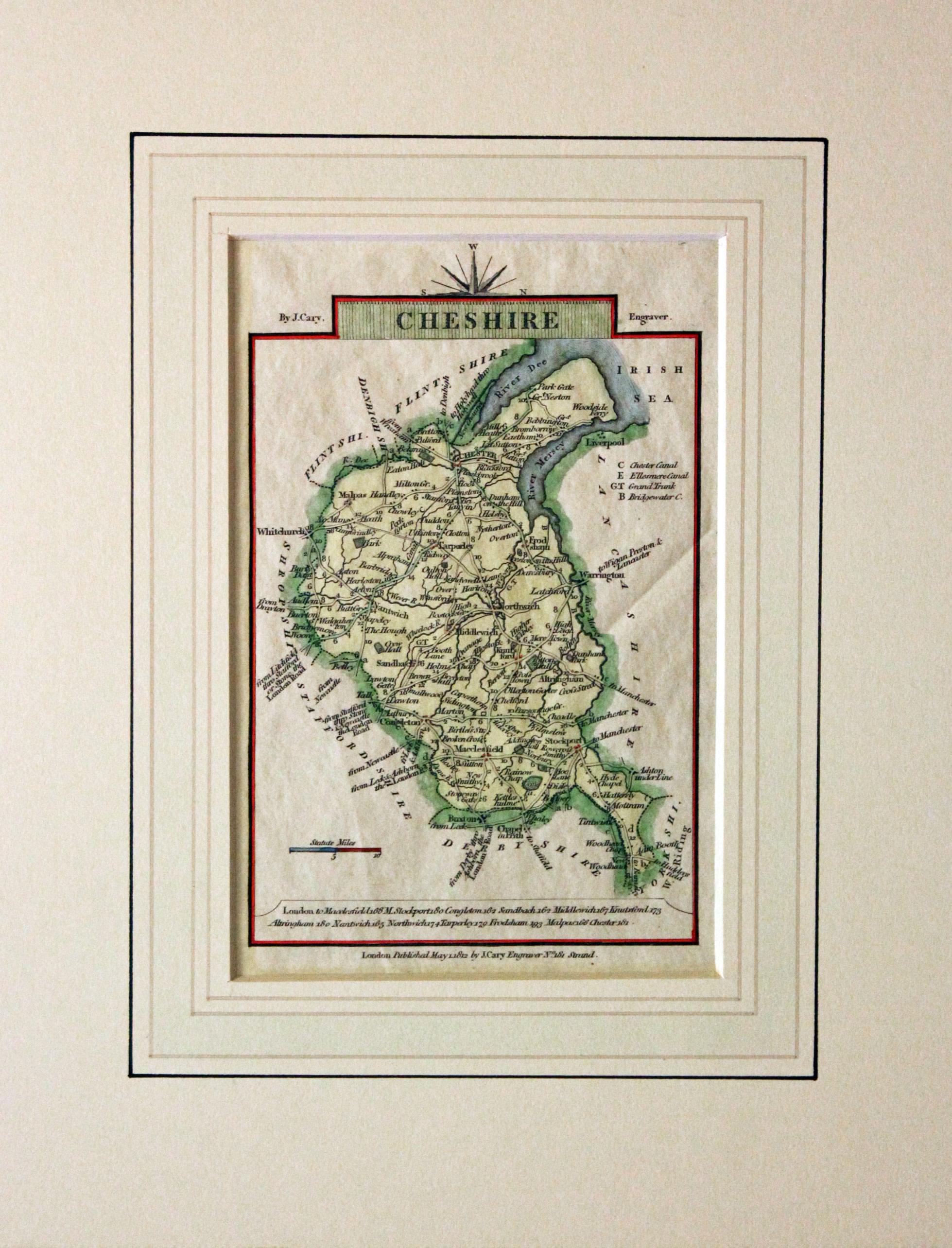 Cheshire, John Cary, 1812  Cheshire, John Cary, 1812