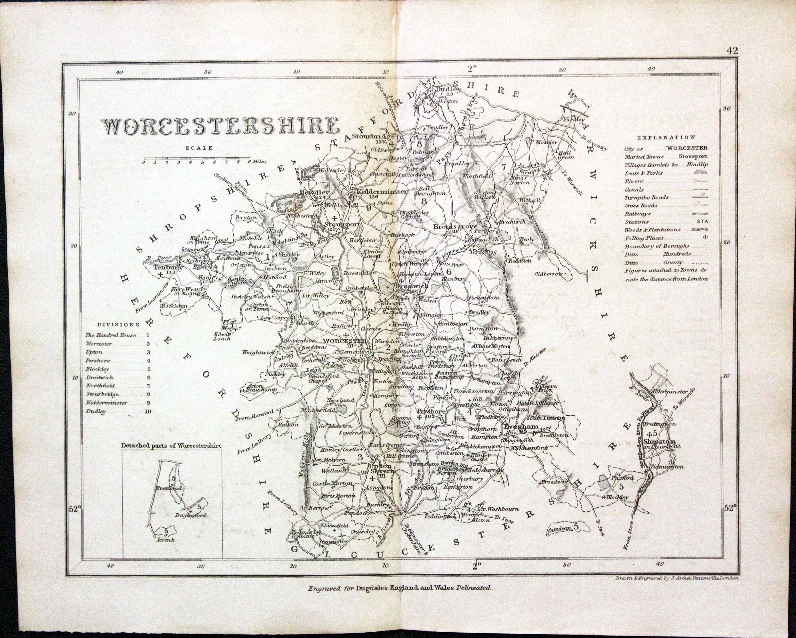 Worcestershire, Joshua Archer, c.1845  Worcestershire, Joshua Archer, c.1845