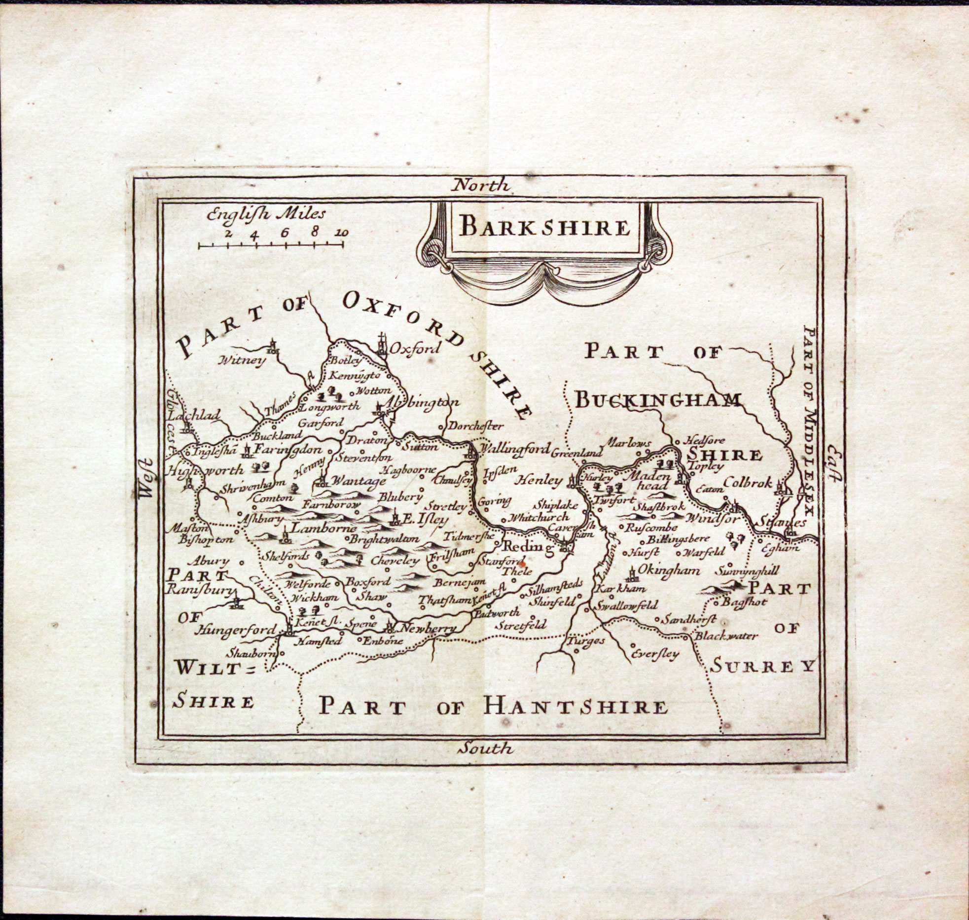 Berkshire, John Seller, 1701