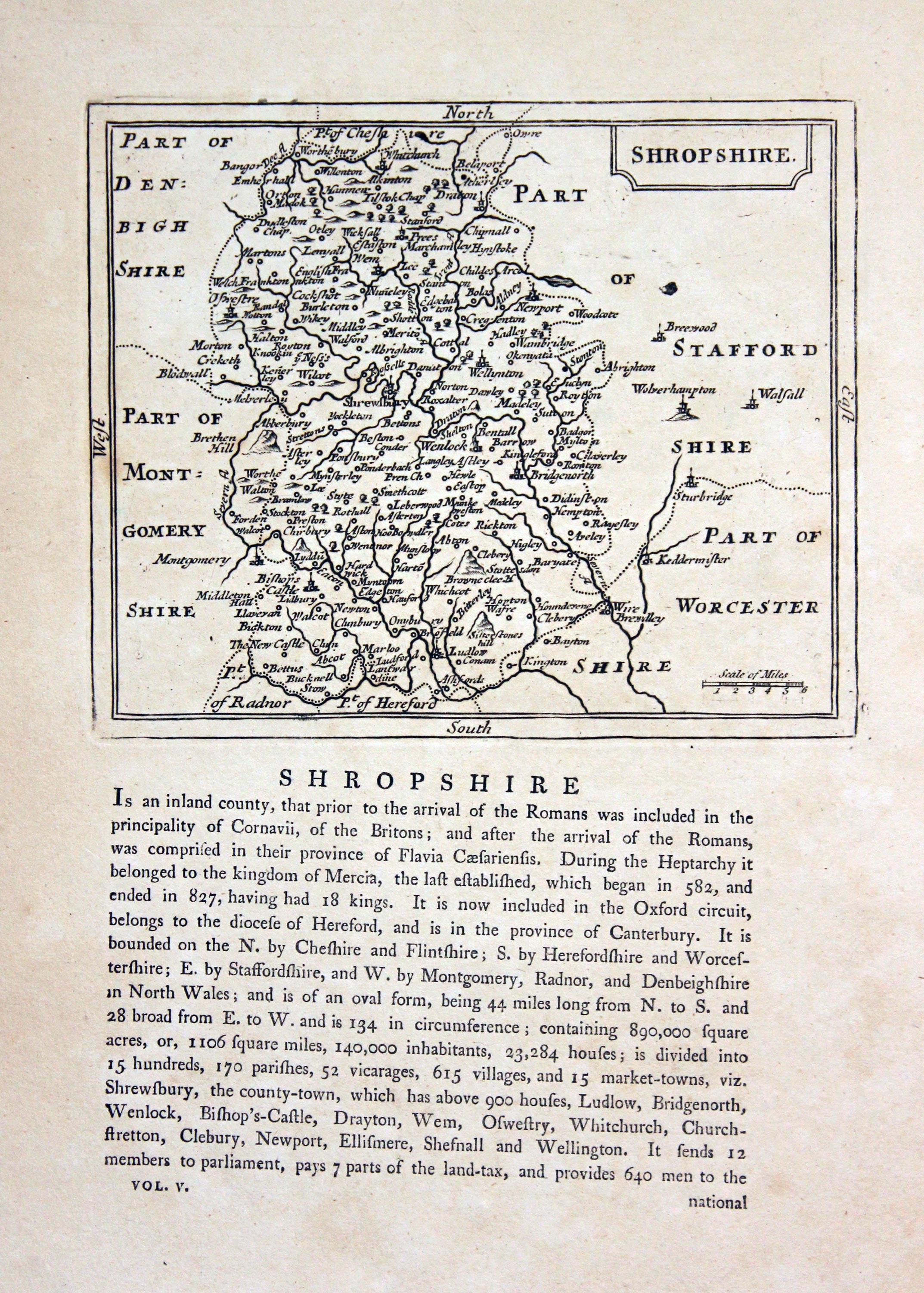 Shropshire, John Seller, c.1787  Shropshire, John Seller, c.1787