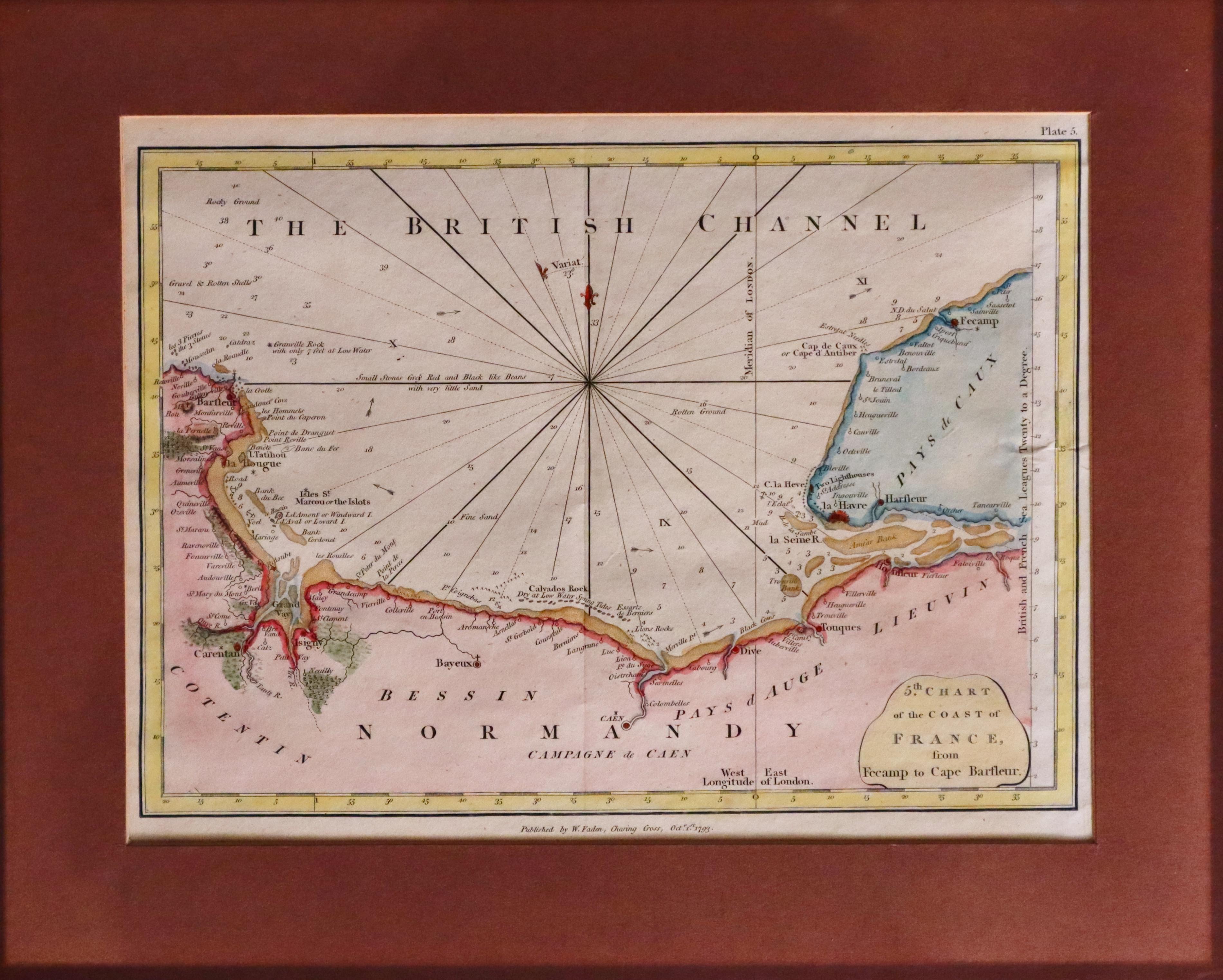 Normandy William Faden 1793