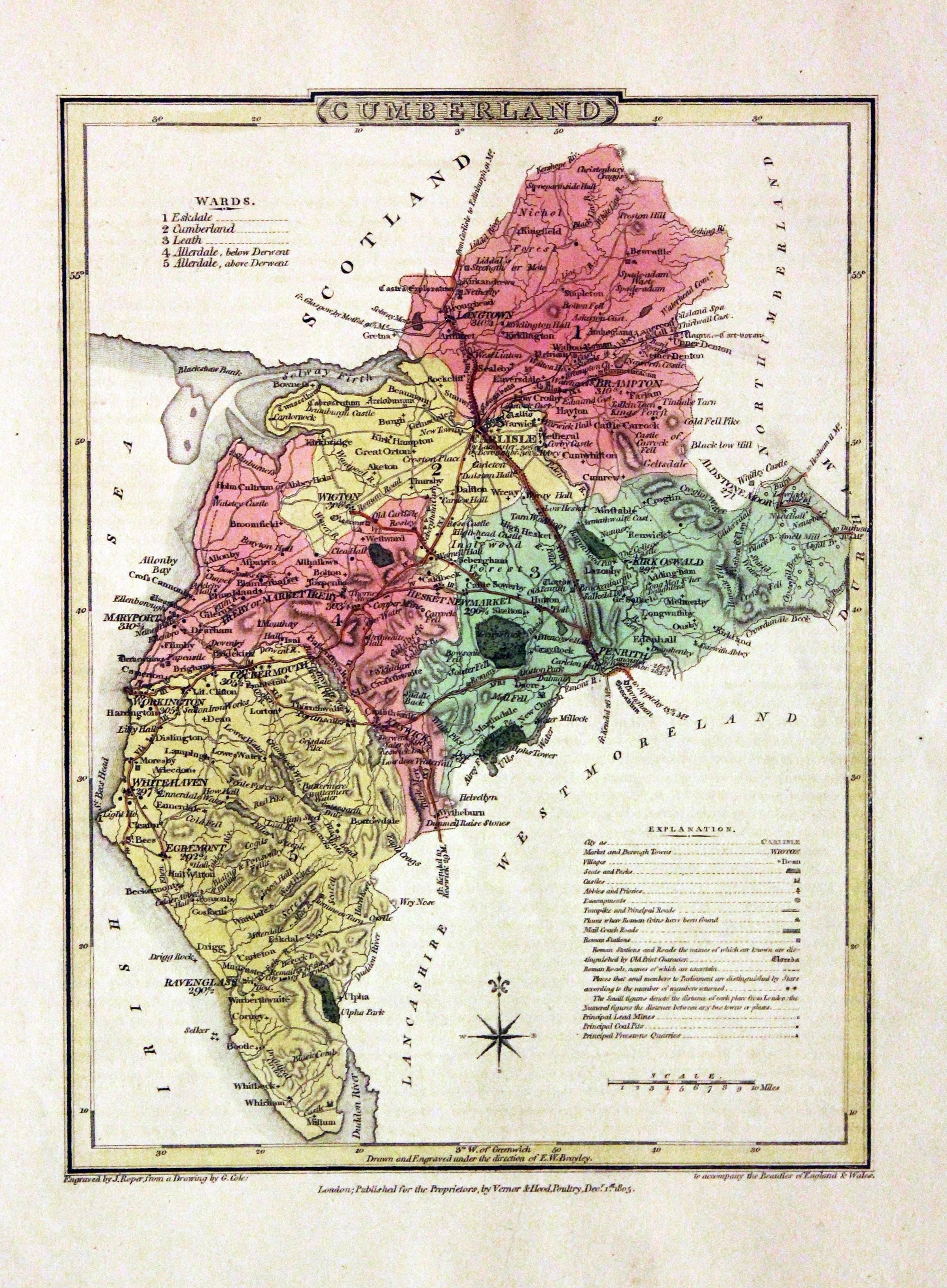 Cumberland, George Cole and John Roper, 1810  Cumberland, George Cole and John Roper, 1810