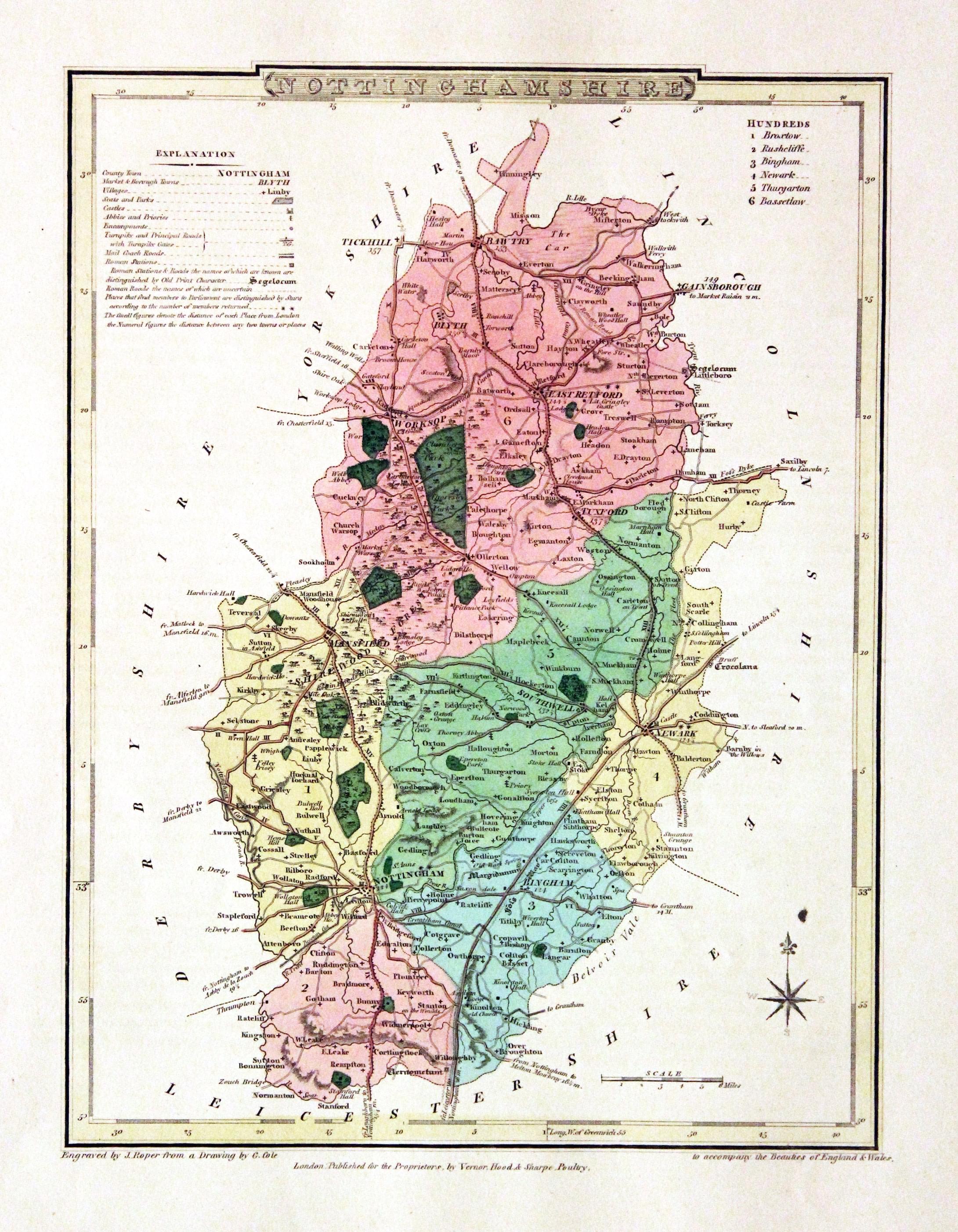 Nottinghamshire, George Cole and John Roper, 1810