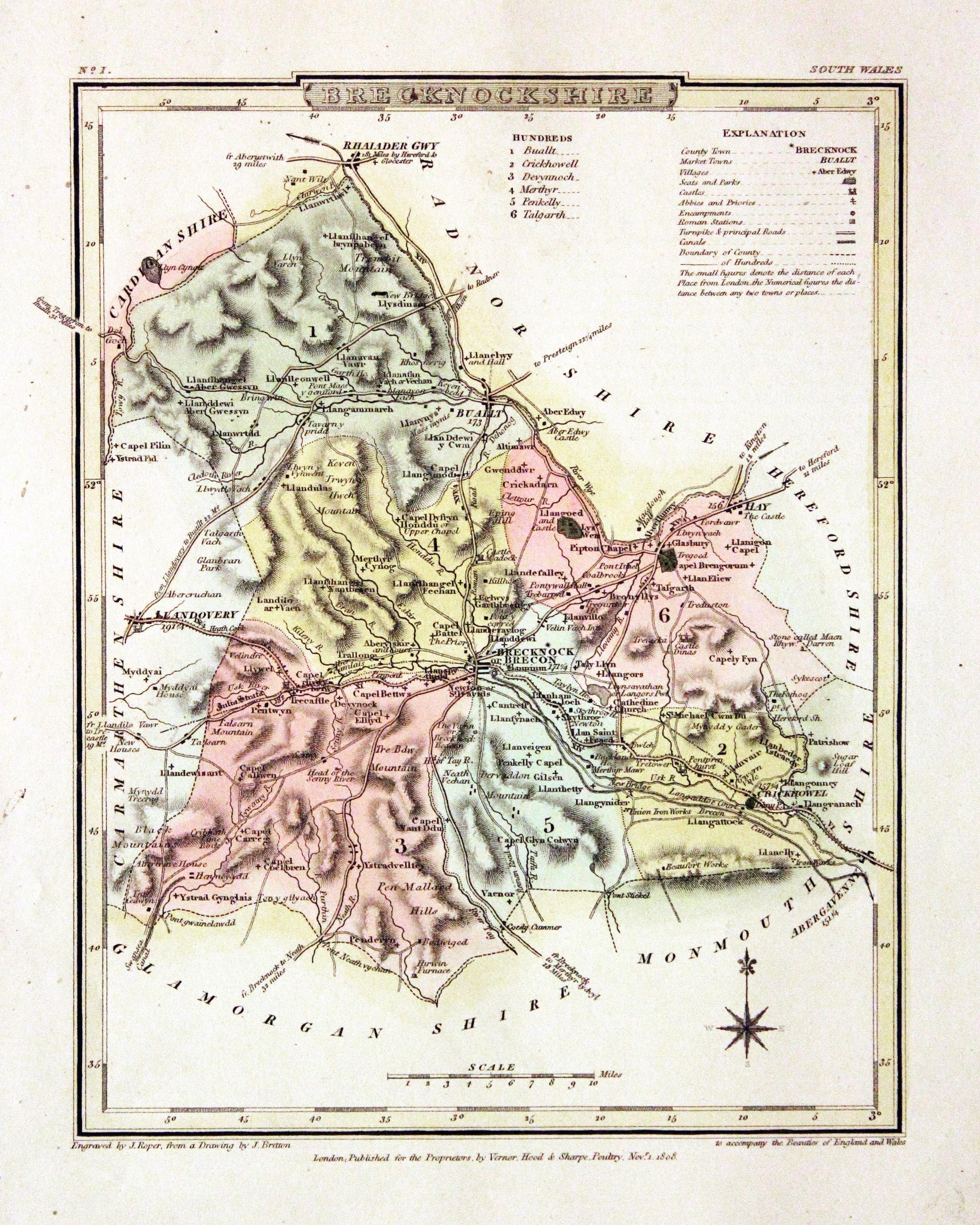 Breconshire, George Cole and John Roper, 1810  Breconshire, George Cole and John Roper, 1810