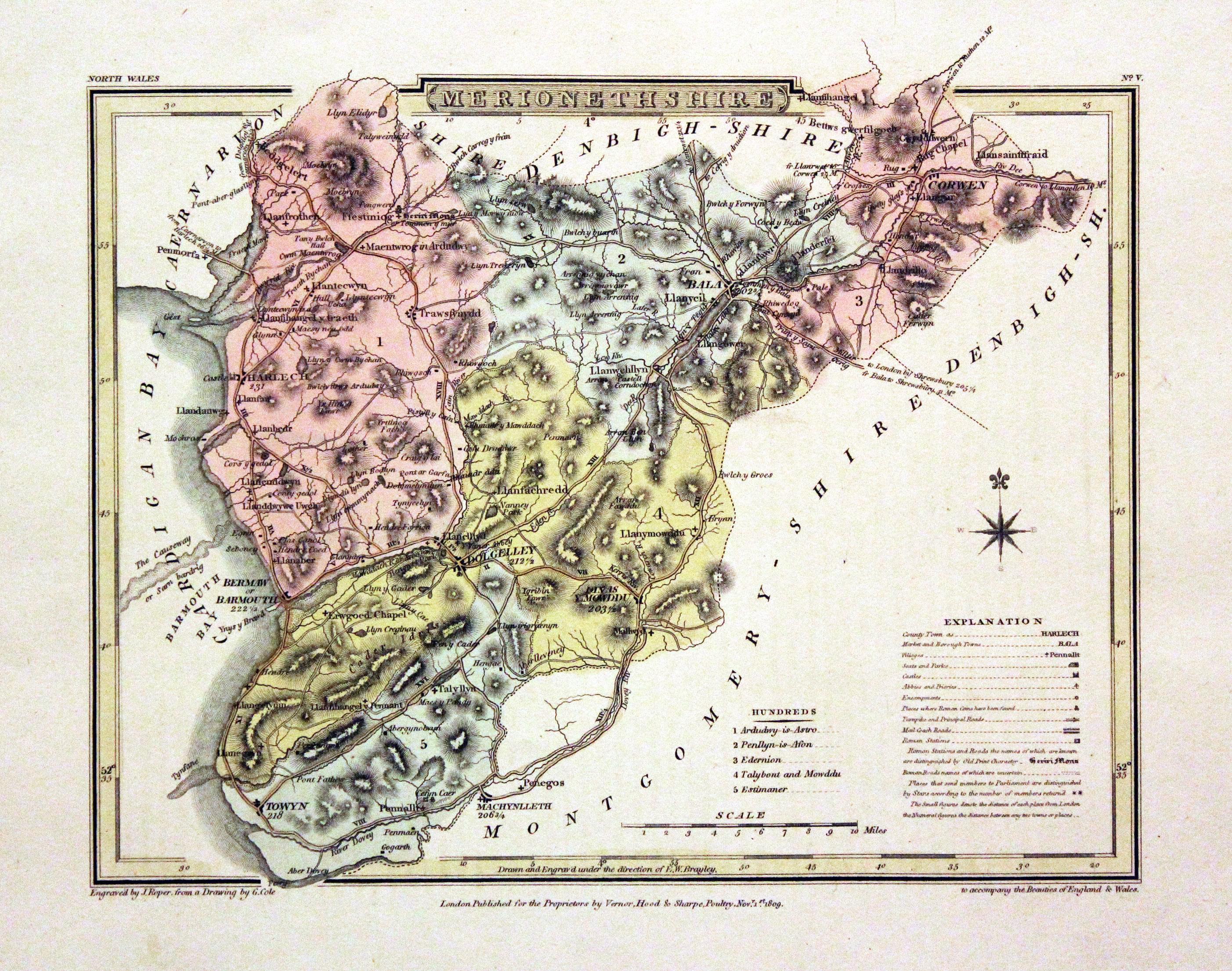 Merionethshire, George Cole and John Roper 1810