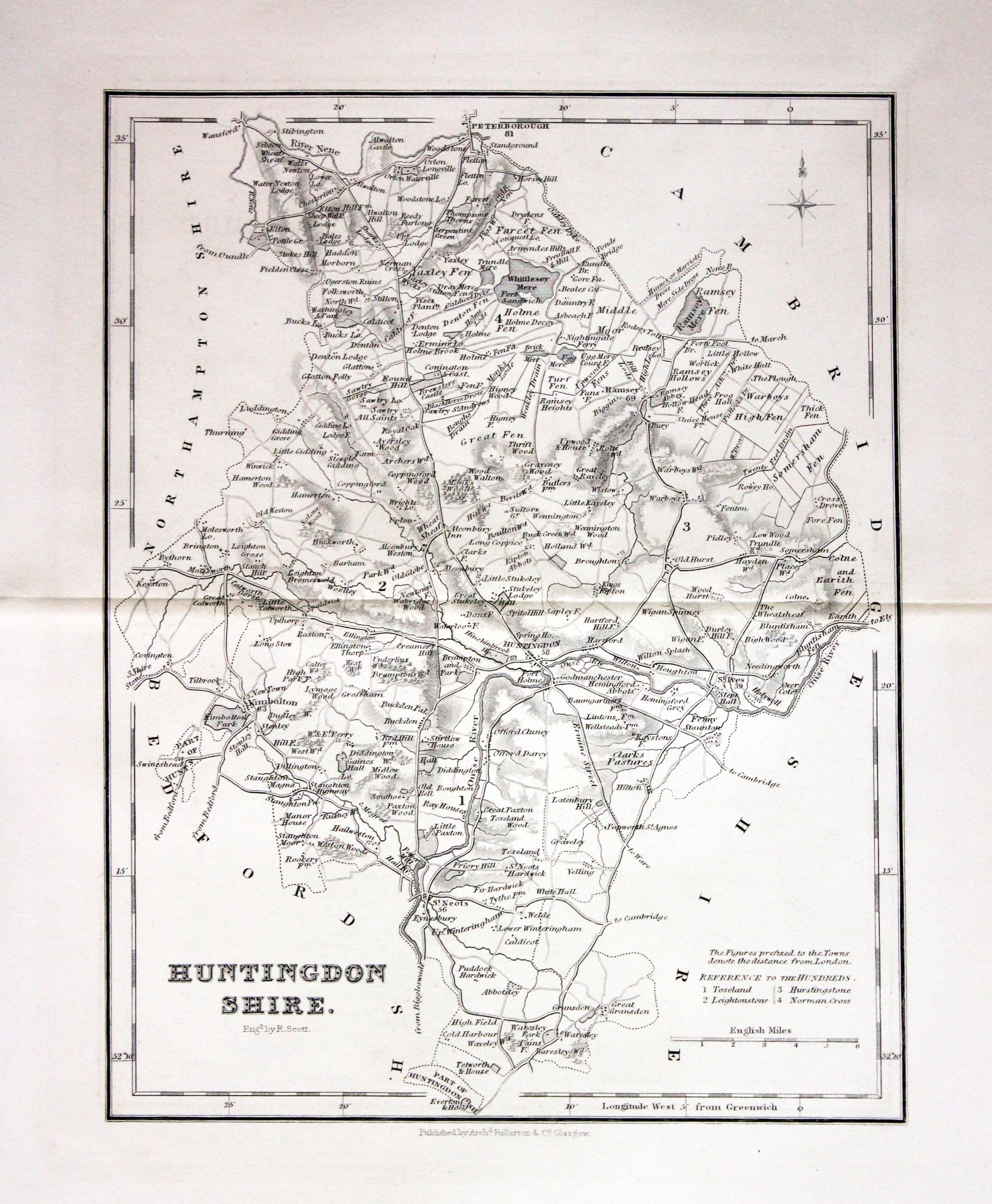 Huntingdonshire, Archibald Fullarton c.1843  Huntingdonshire, Archibald Fullarton c.1843