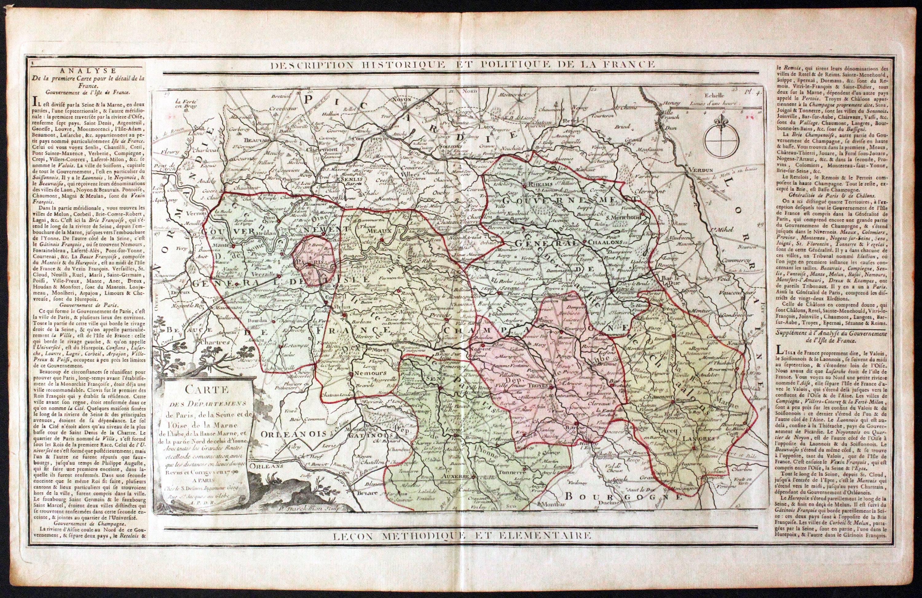 Department of Paris, Louis Brion de la Tour, c.1790