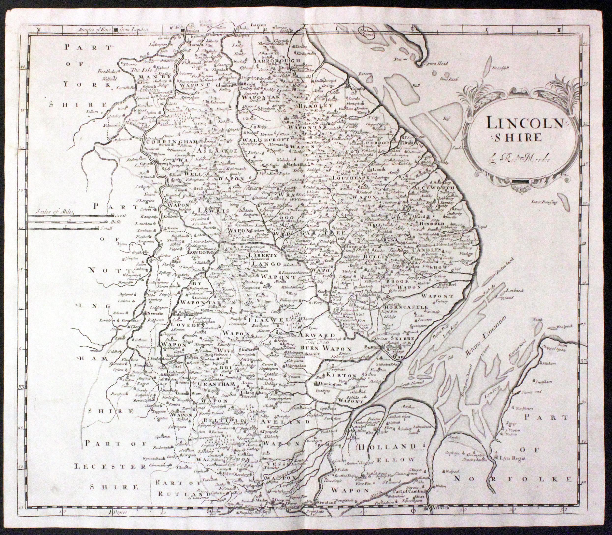 Lincolnshire, Robert Morden, 1722