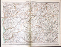 Part of Shropshire and North Wales, John Bartholomew, c.1898