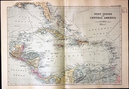 West Indies and Central America, George Washington Bacon, 1891