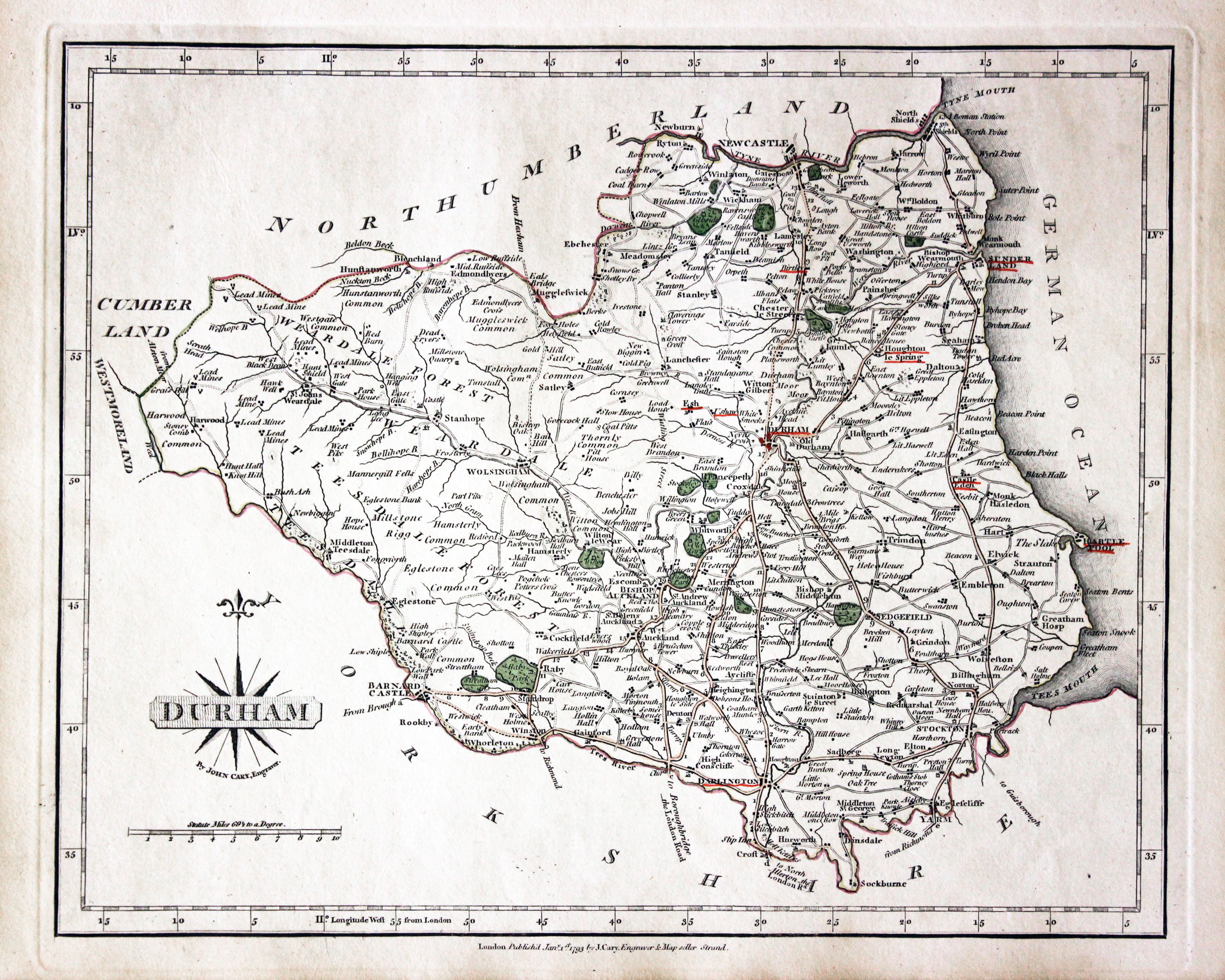Durham, John Cary 1793  Durham, John Cary 1793