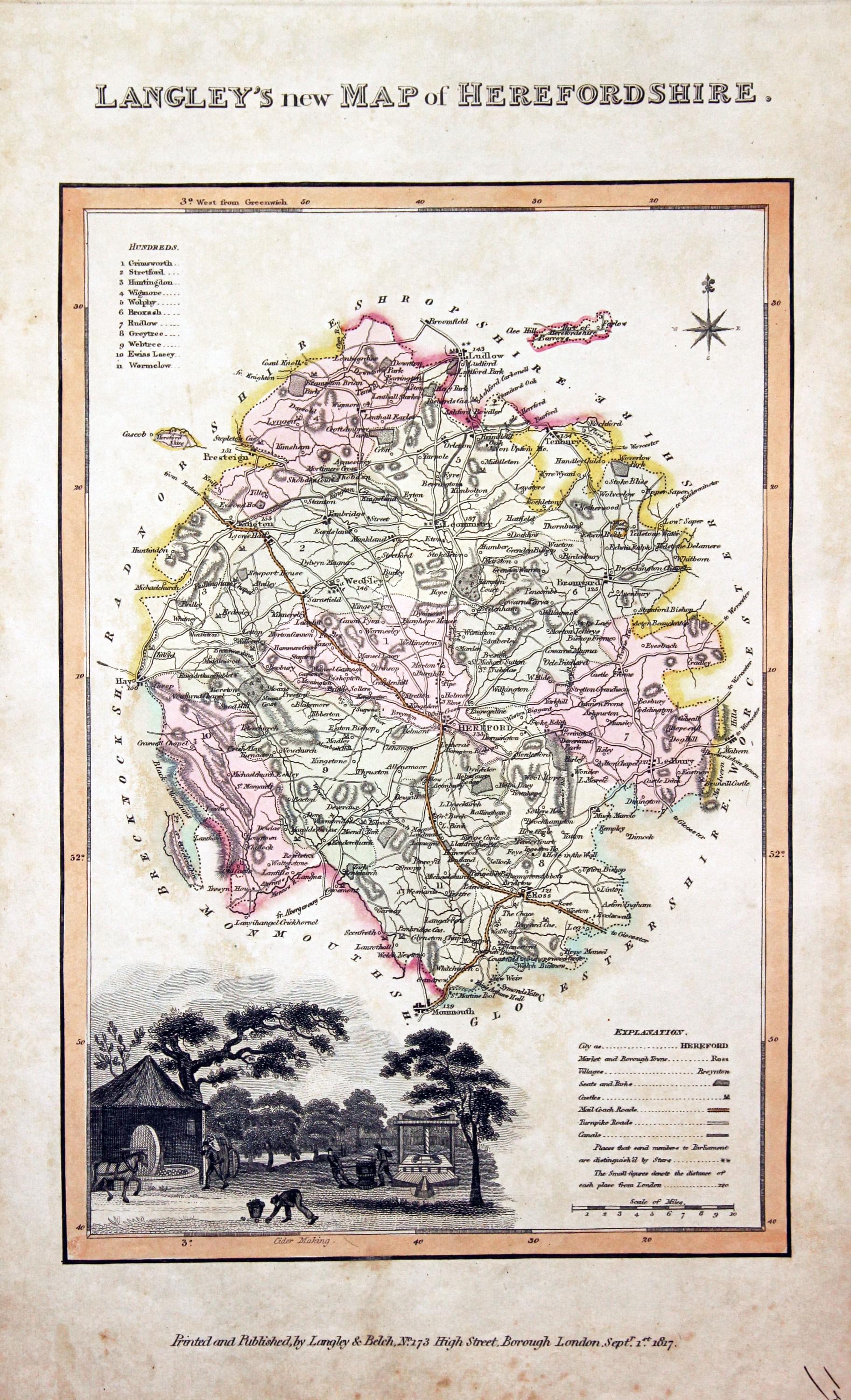Herefordshire, Edward Langley and William Belch, 1820