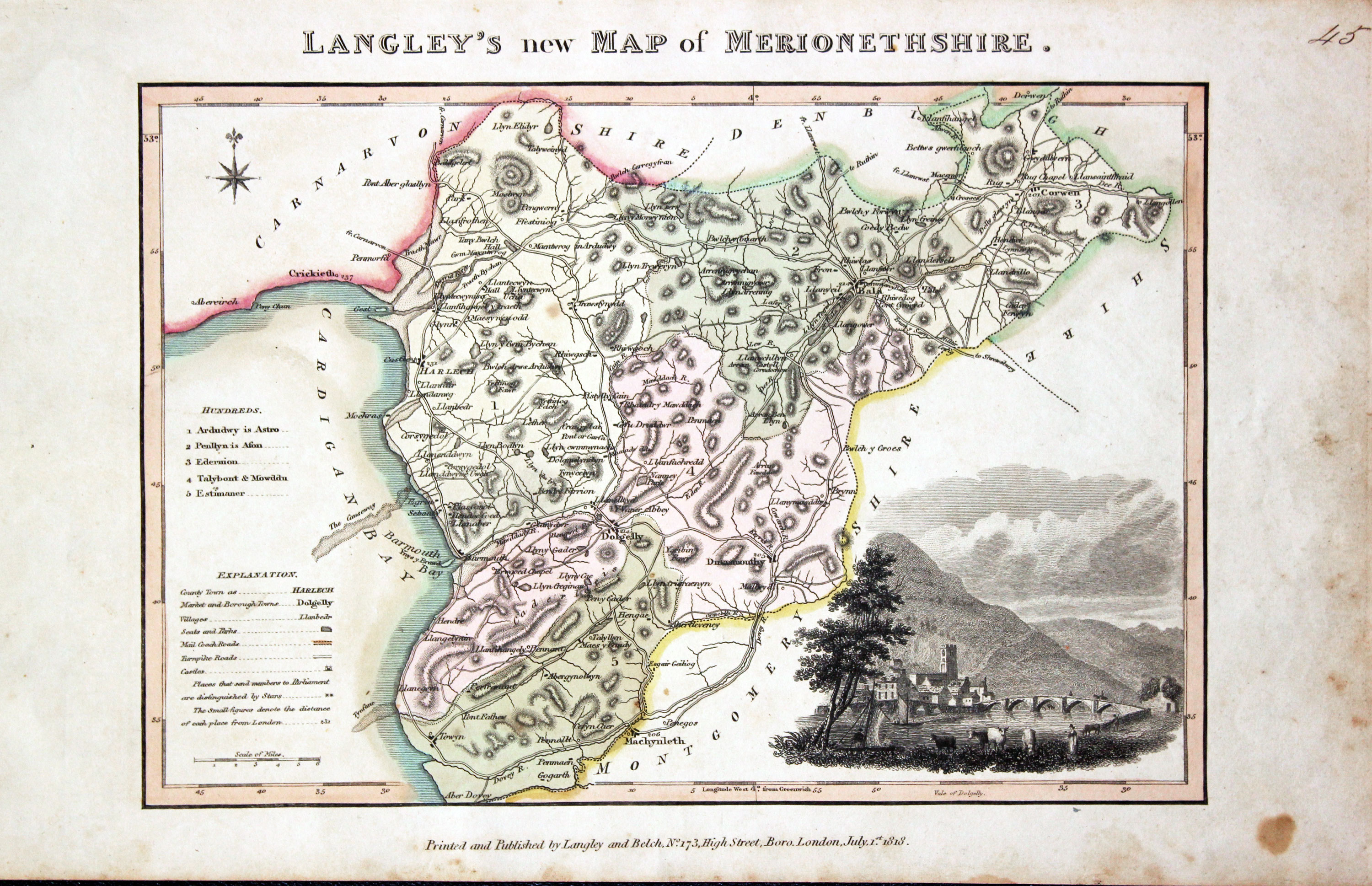 Merionethshire, Edward Langley and William Belch 1820
