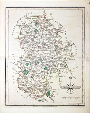  Bedfordshire, John Cary 1793 